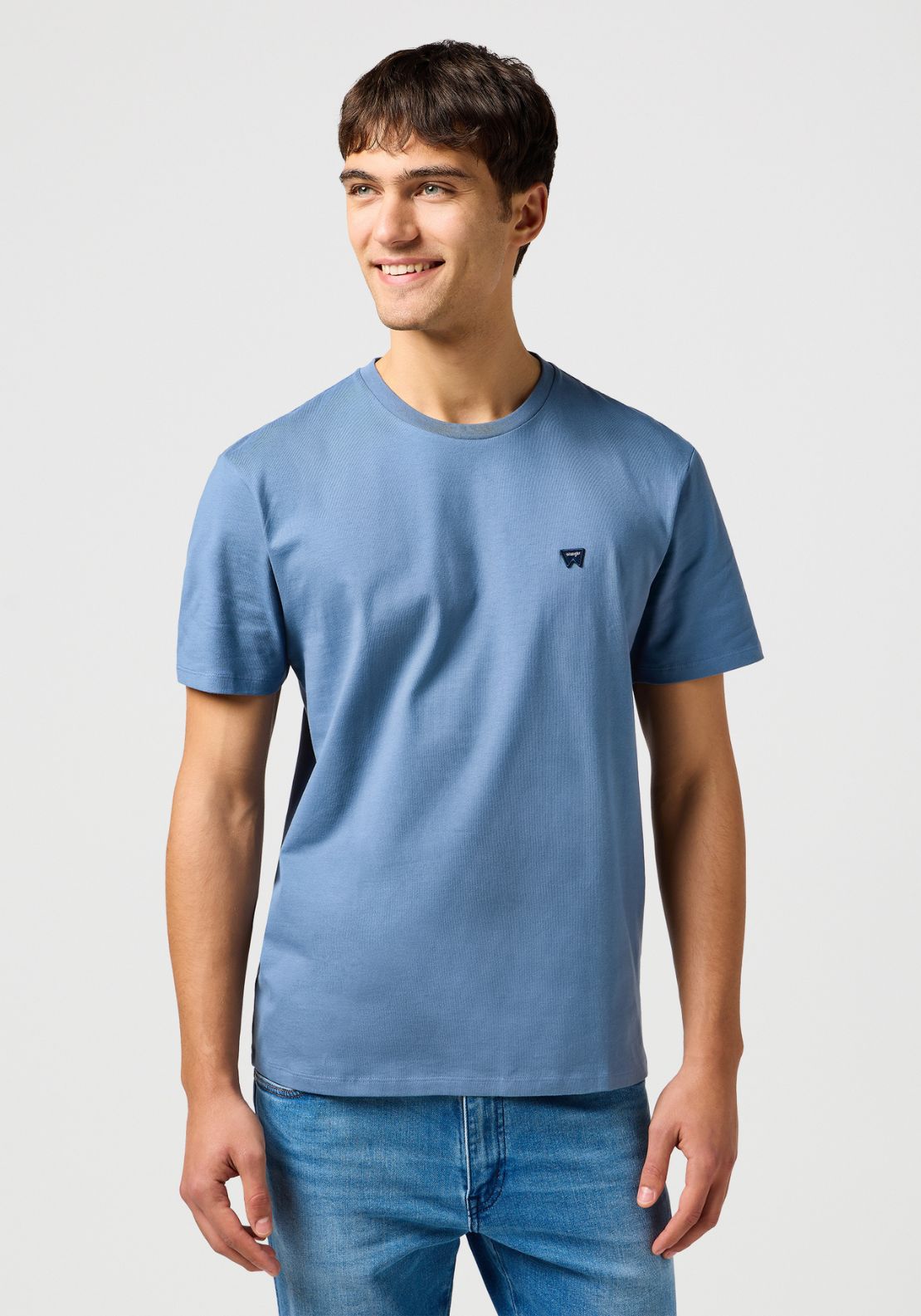 Wrangler Sign Off Tee - Blue 1 Shaws Department Stores