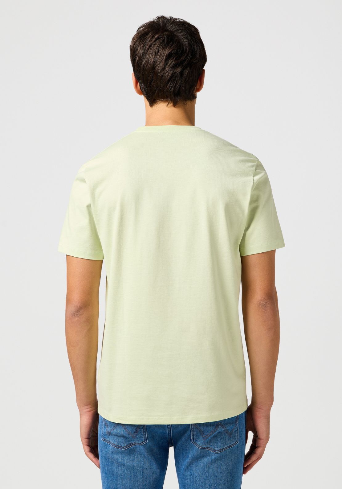 Wrangler Sign Off Tee - Seafoam Green 2 Shaws Department Stores