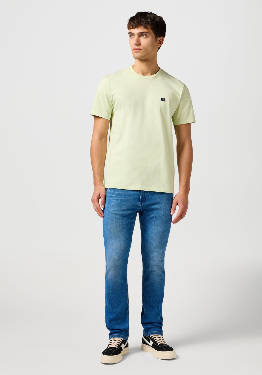 Wrangler Sign Off Tee - Seafoam Green 5 Shaws Department Stores