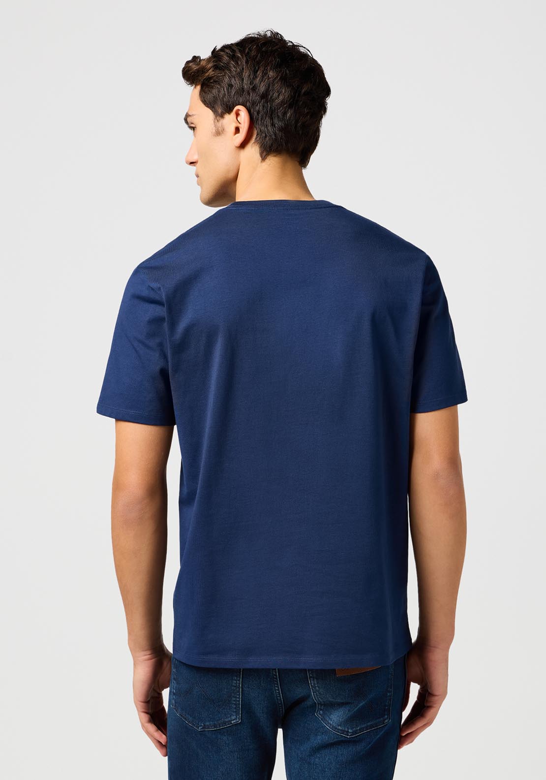 Wrangler Amaerican T Shirt - Navy 2 Shaws Department Stores
