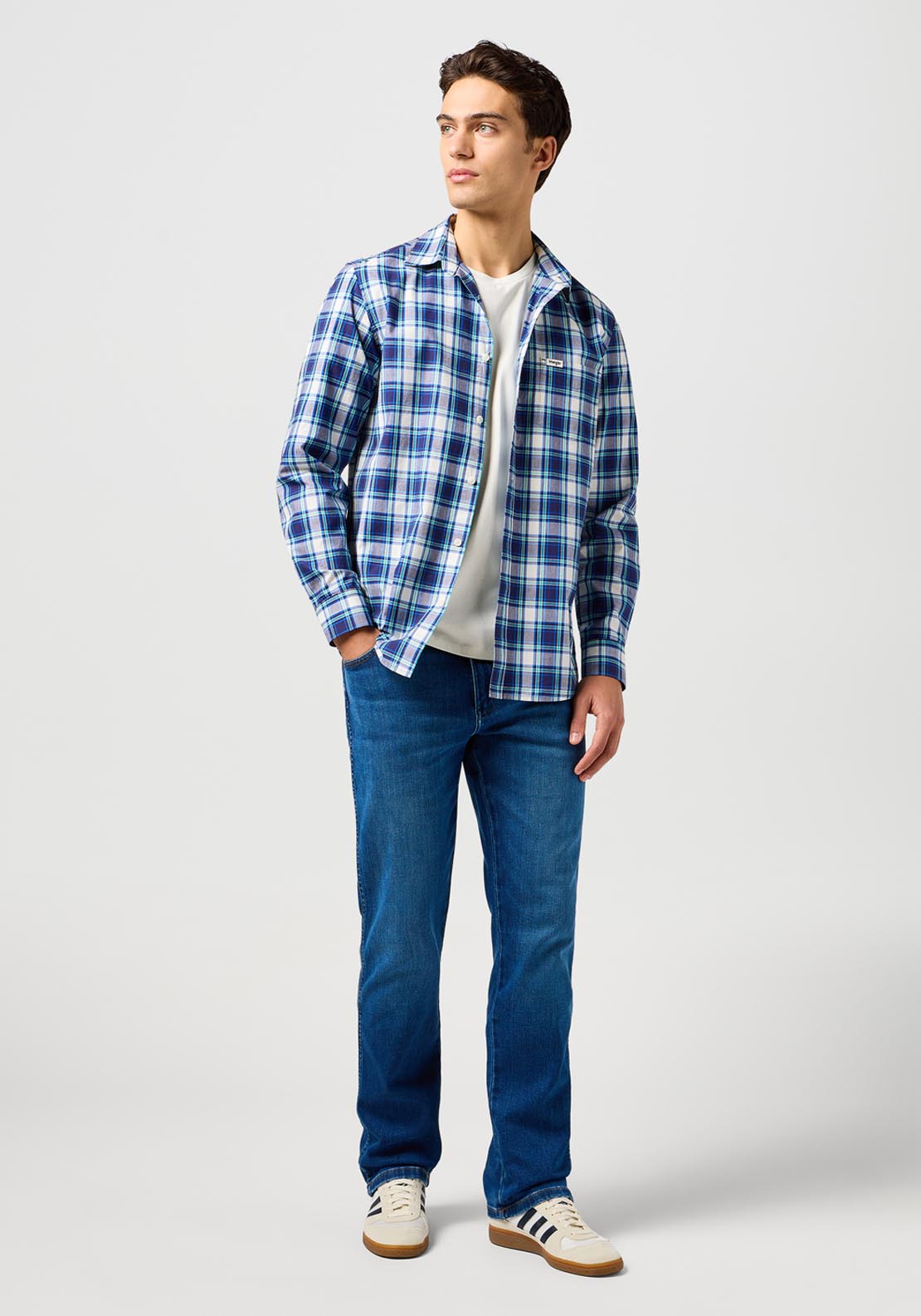 Wrangler Texas Denim Jean - Verdant Tone 5 Shaws Department Stores