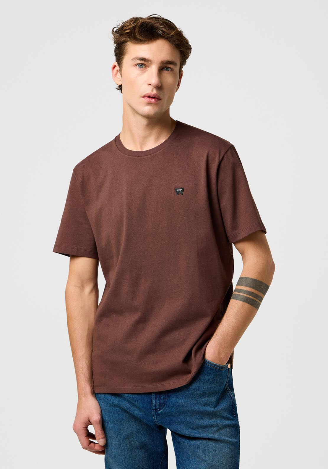 Regular Sign Off Tee - Mahogany