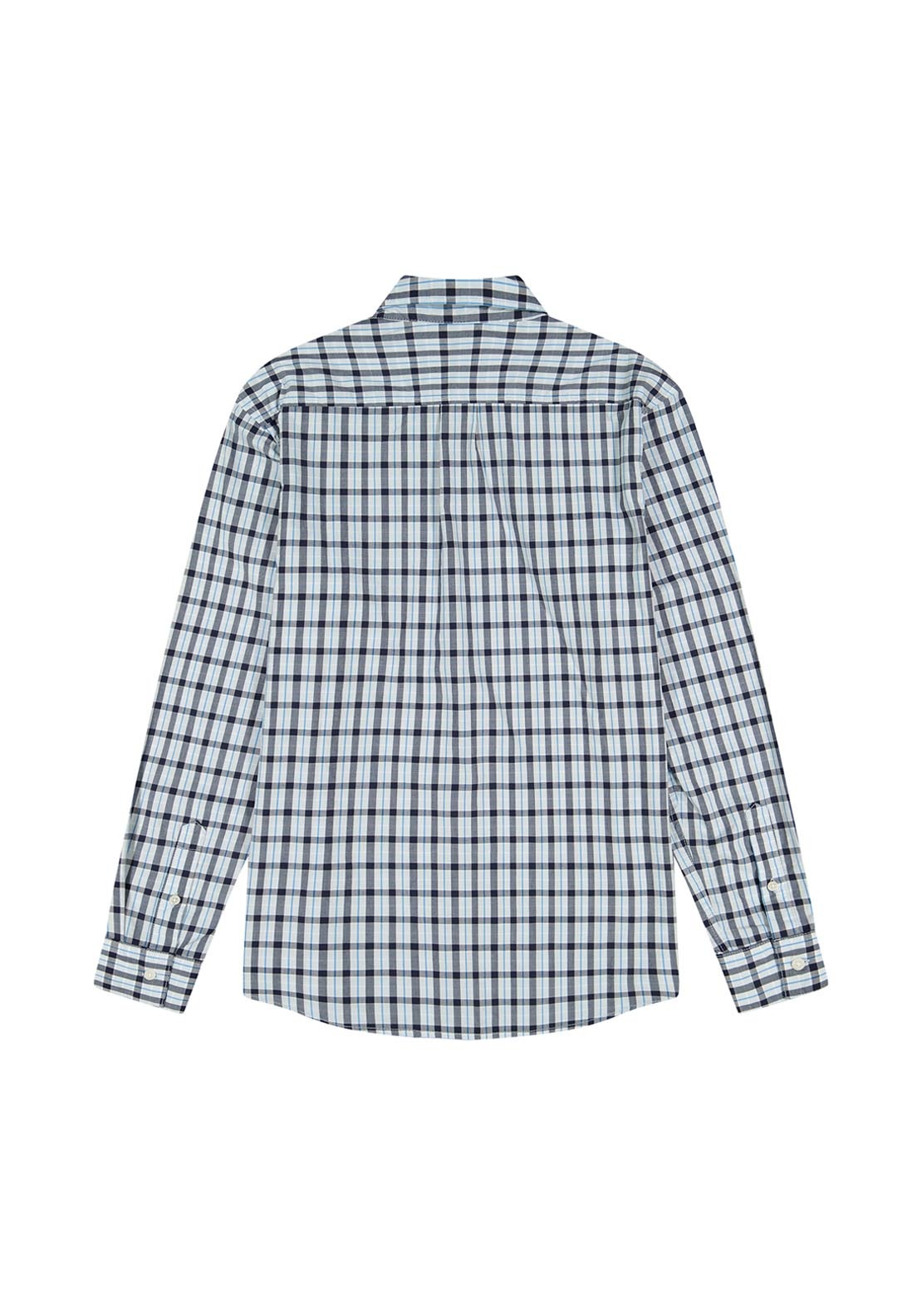 Wrangler Regular 1 Pocket Shirt - Cerulean 5 Shaws Department Stores