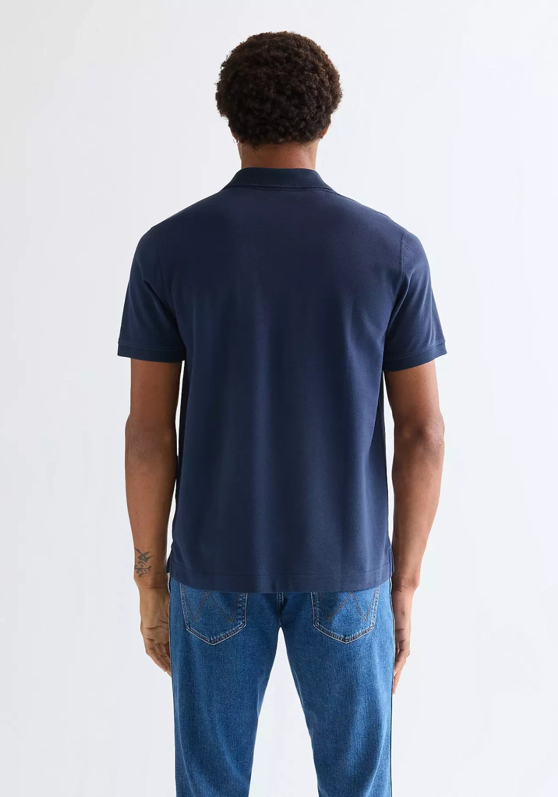 Short Sleeve Polo Shirt - Navy