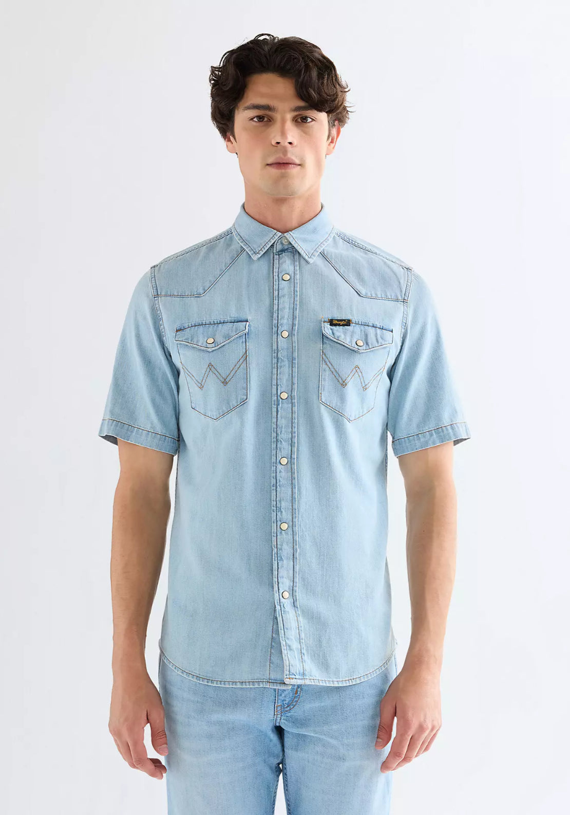 Short Sleeve Western Shirt - Riverbank