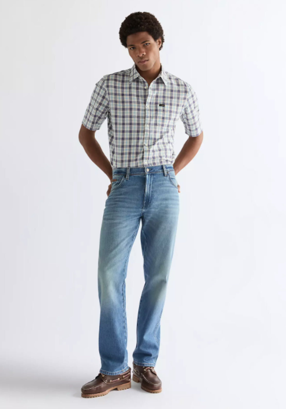 Wrangler Texas Touchlite Low Sretch Straight Jean - Harbour 4 Shaws Department Stores