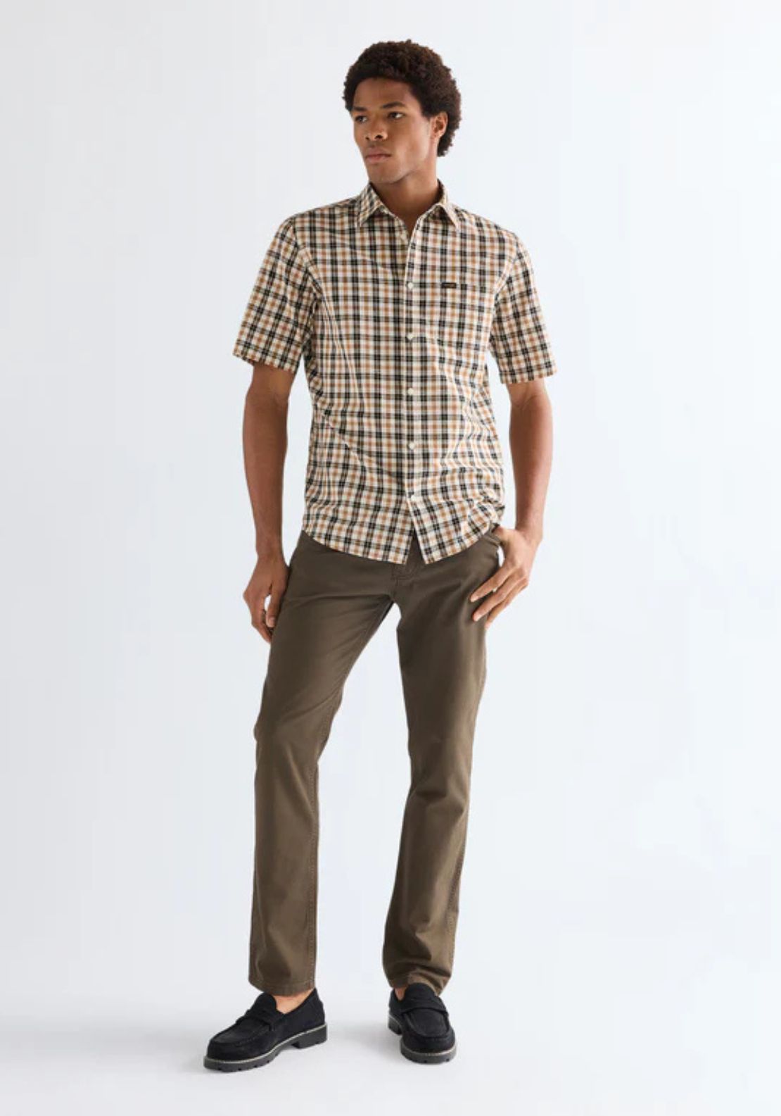 Greensboro Flat Fabric Jeans - Wren