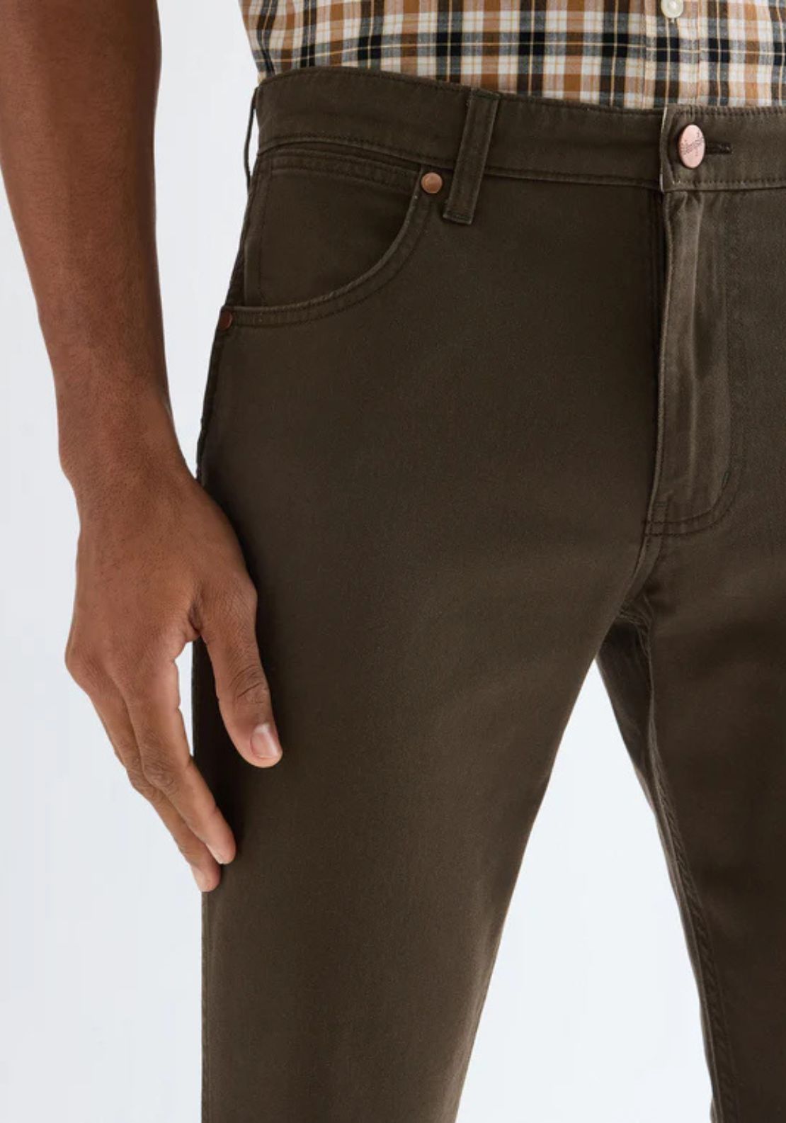 Greensboro Flat Fabric Jeans - Wren
