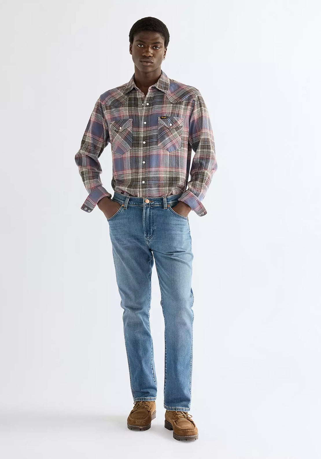 Western Shirt - Soft Brown