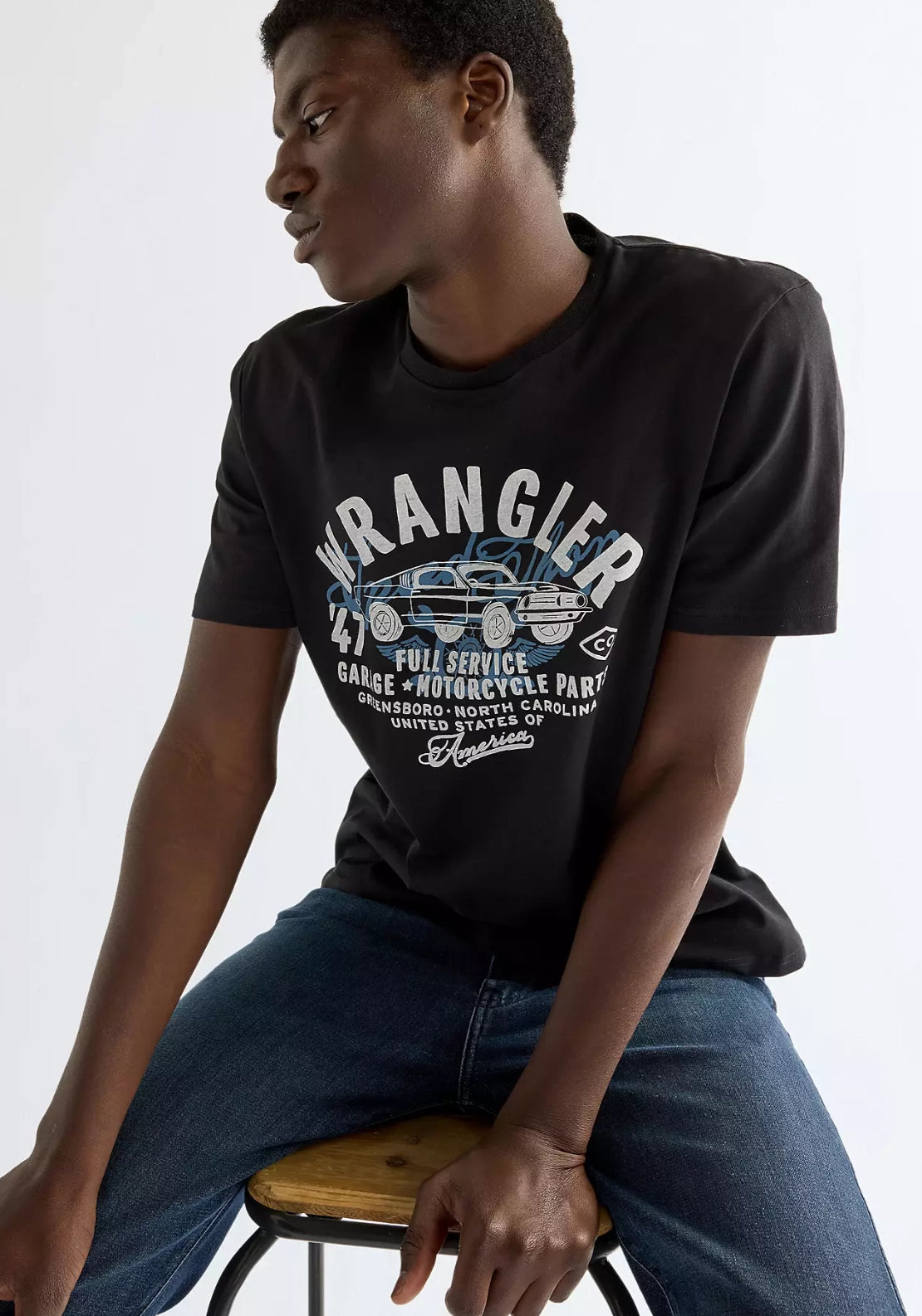 Americana Tee - Black Beauty