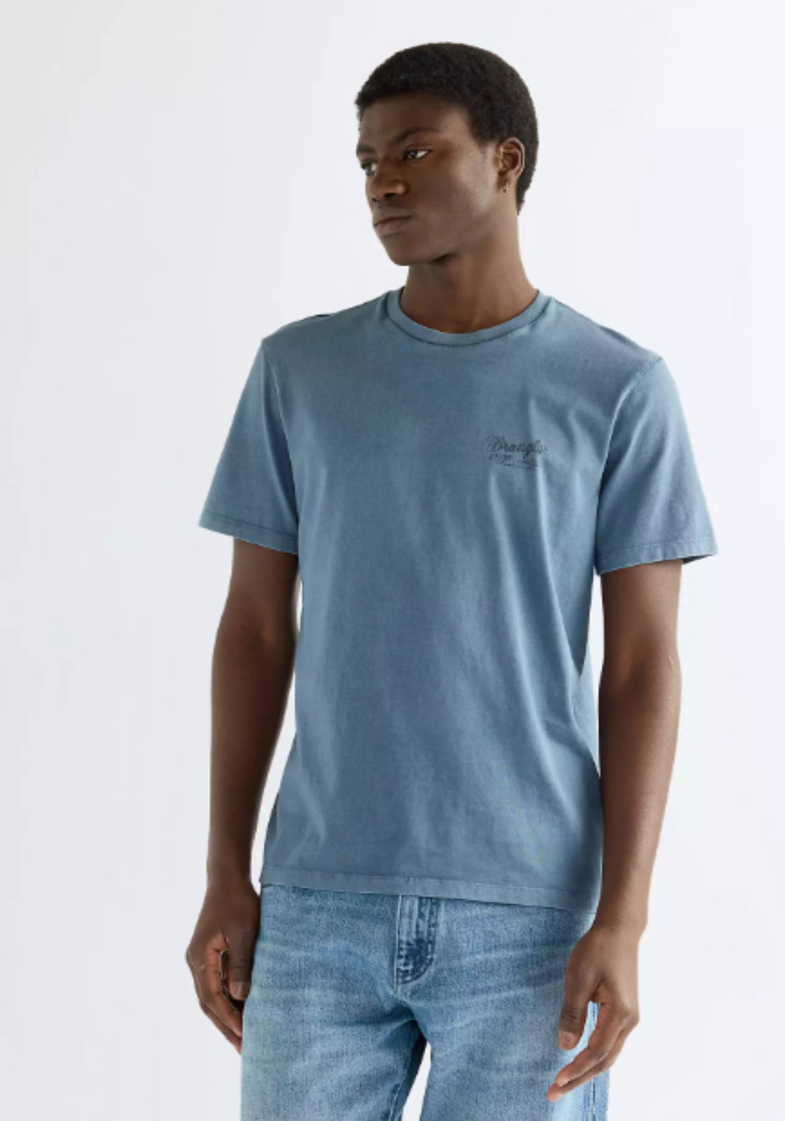 Wrangler Graphic Tee - Blue 1 Shaws Department Stores