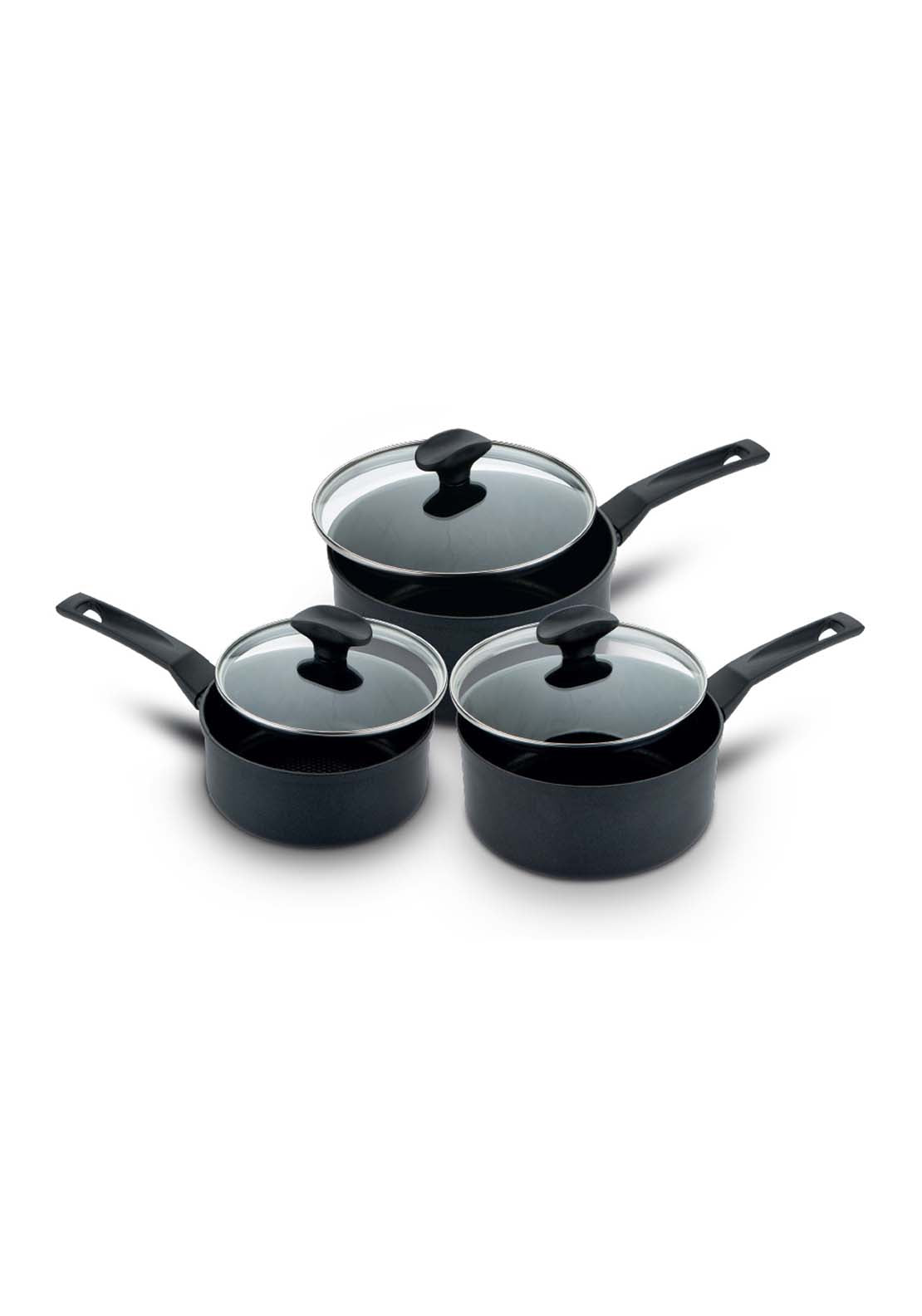 Meyers Prestige 9 x Tougher Aluminium Saucepan Set Of 3 1 Shaws Department Stores