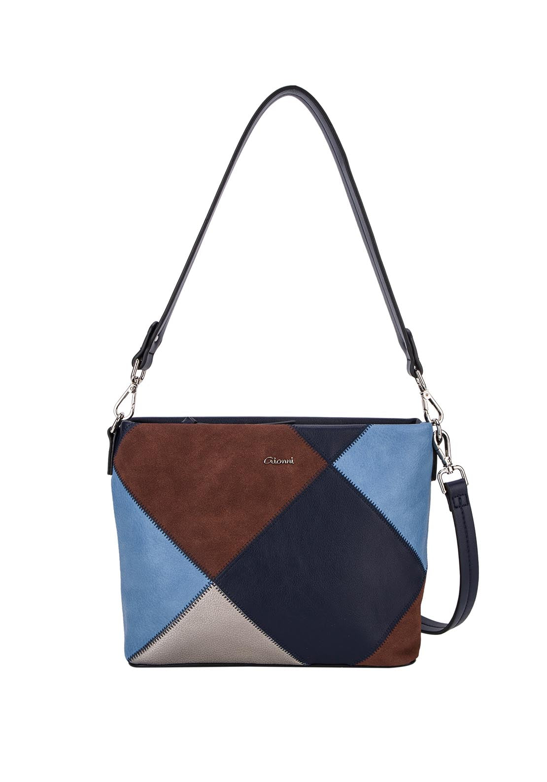 Brandwell Indus Colour Patch Shoulder Bag 1 Shaws Department Stores