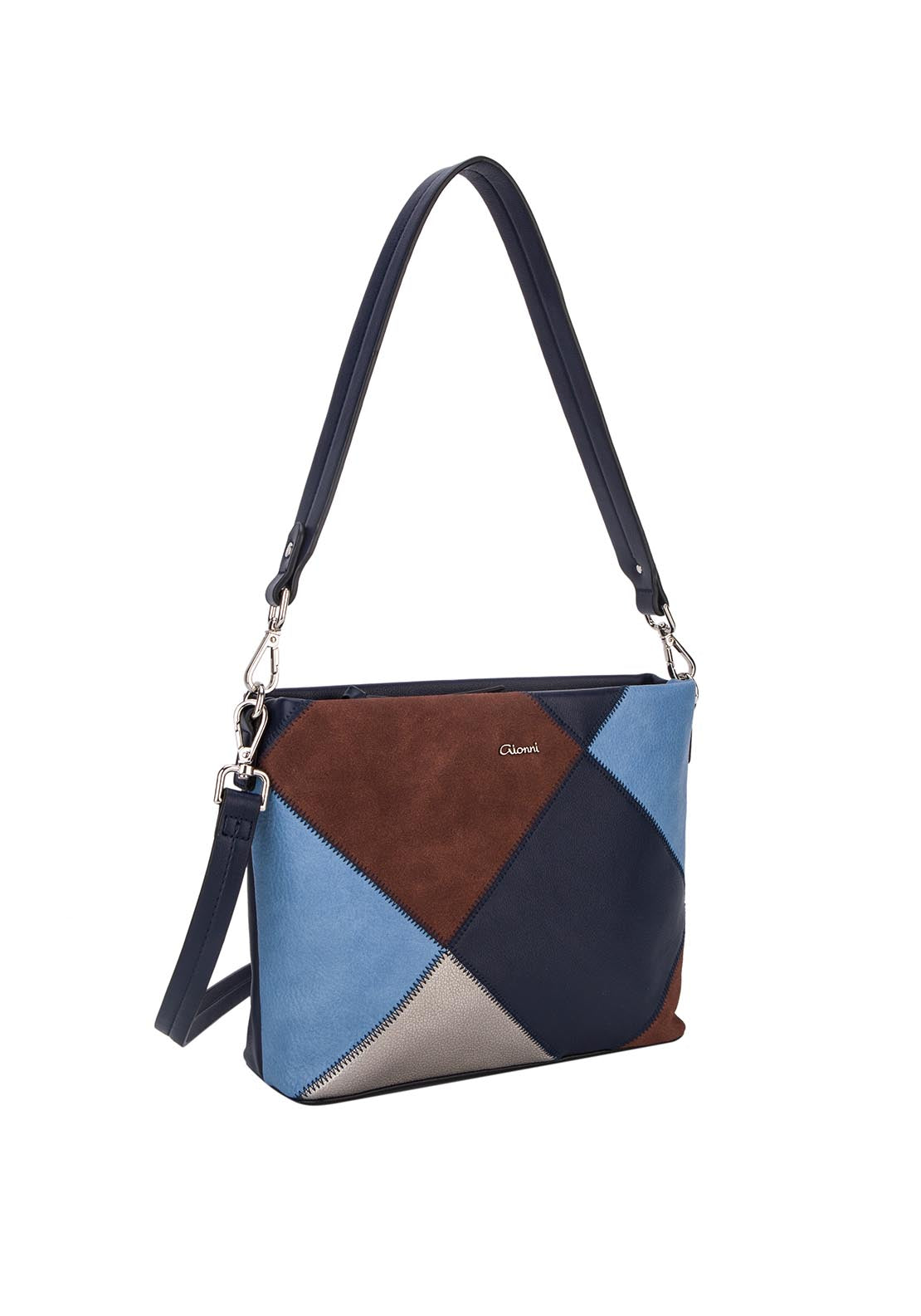 Brandwell Indus Colour Patch Shoulder Bag 4 Shaws Department Stores