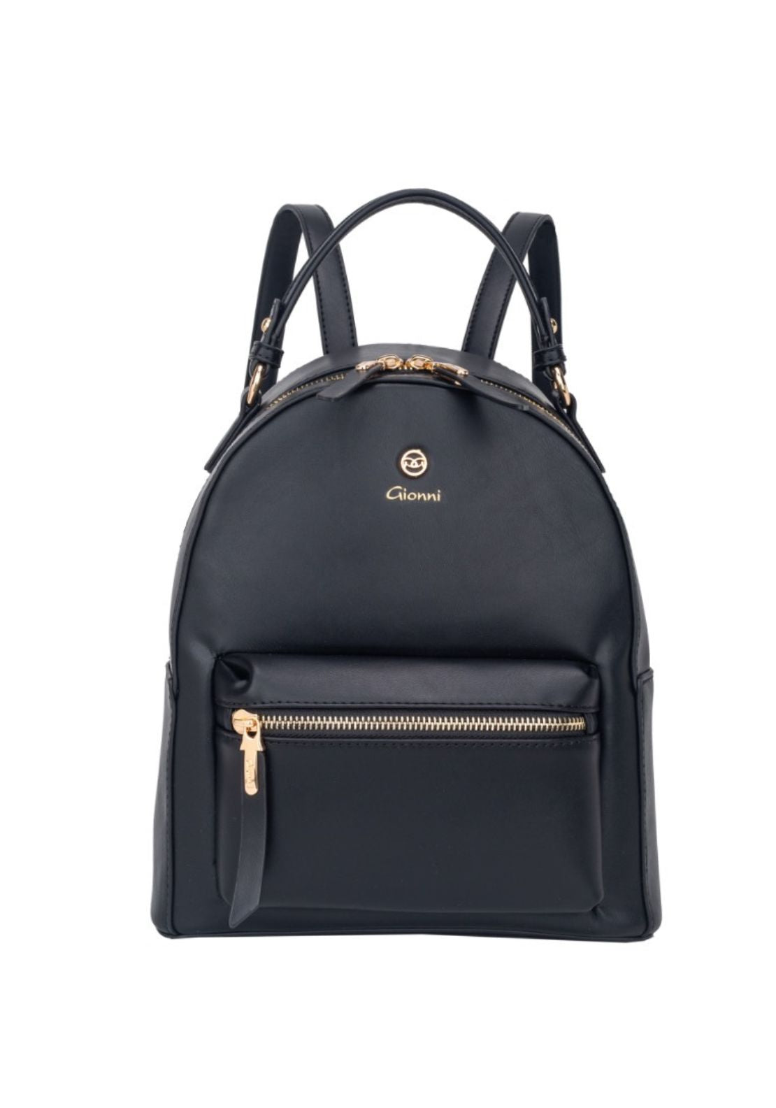 Gionni Siren Backpack With Front Pocket - Black 1 Shaws Department Stores