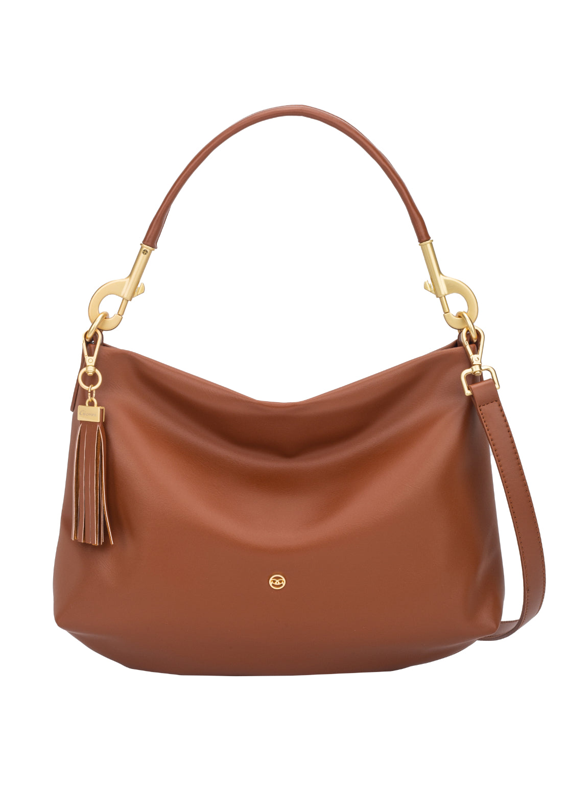 Gionni Sapphire Medium Hobo Bag - Tan 1 Shaws Department Stores