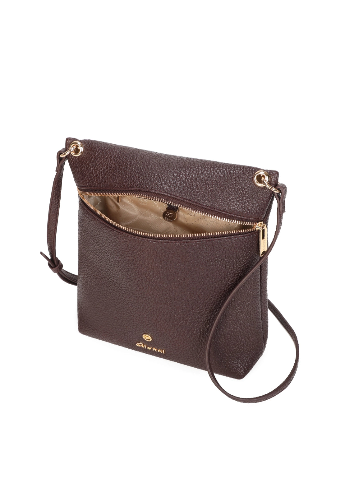 Gionni Vanilla North South Crossbody Bag - Burgundy 2 Shaws Department Stores