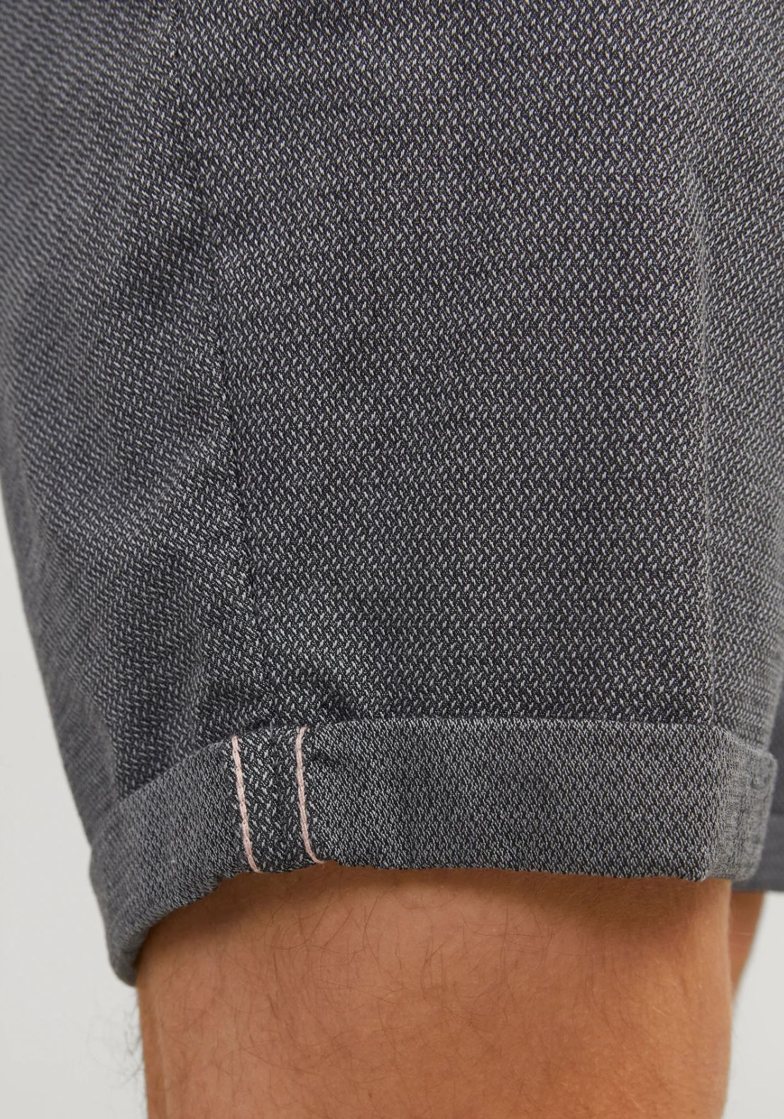 Jack &amp; Jones Regular Fit Chino Shorts - Faded Denim 3 Shaws Department Stores