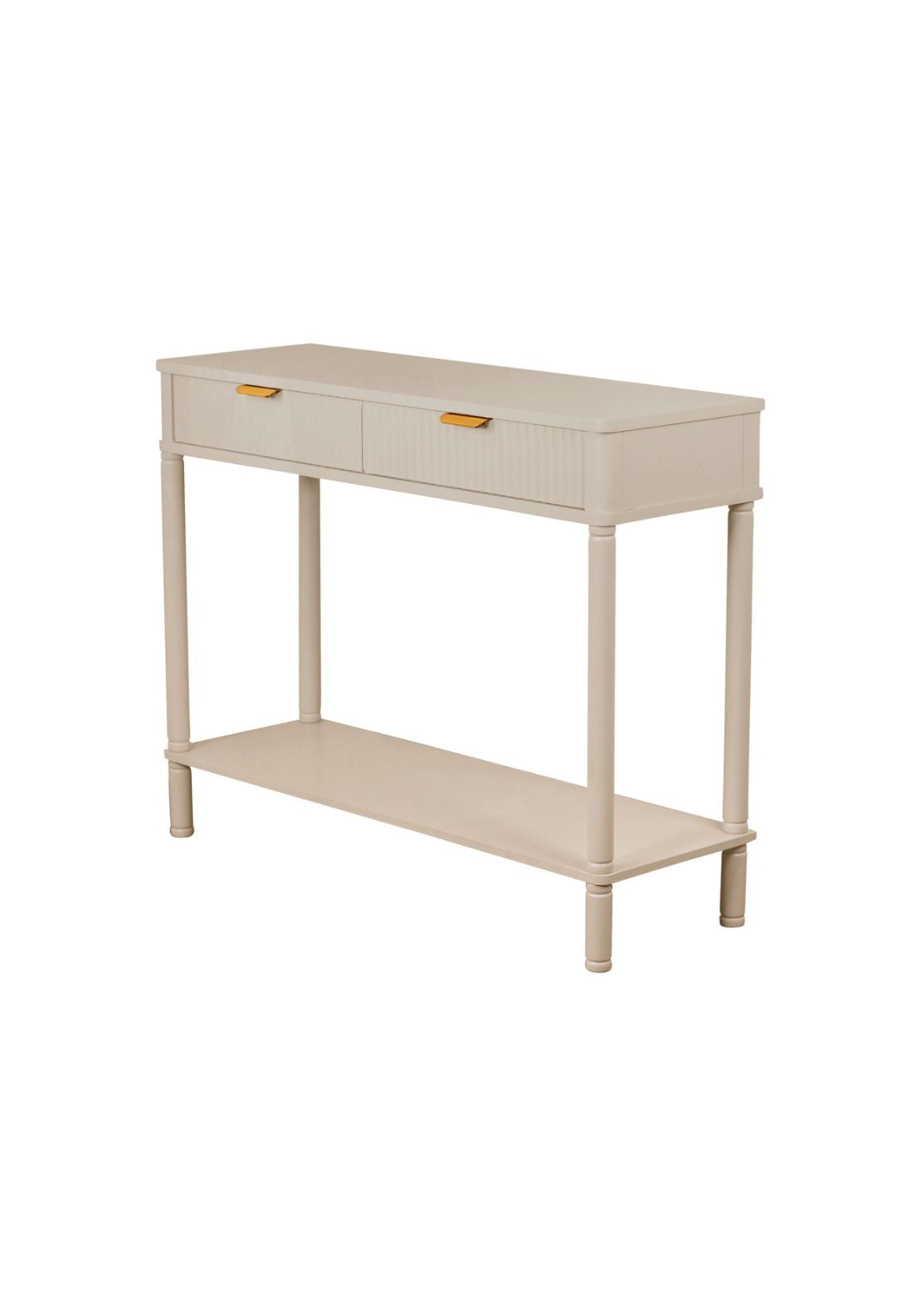 The Home Collection One Drawer Side Table - Cream 2 Shaws Department Stores