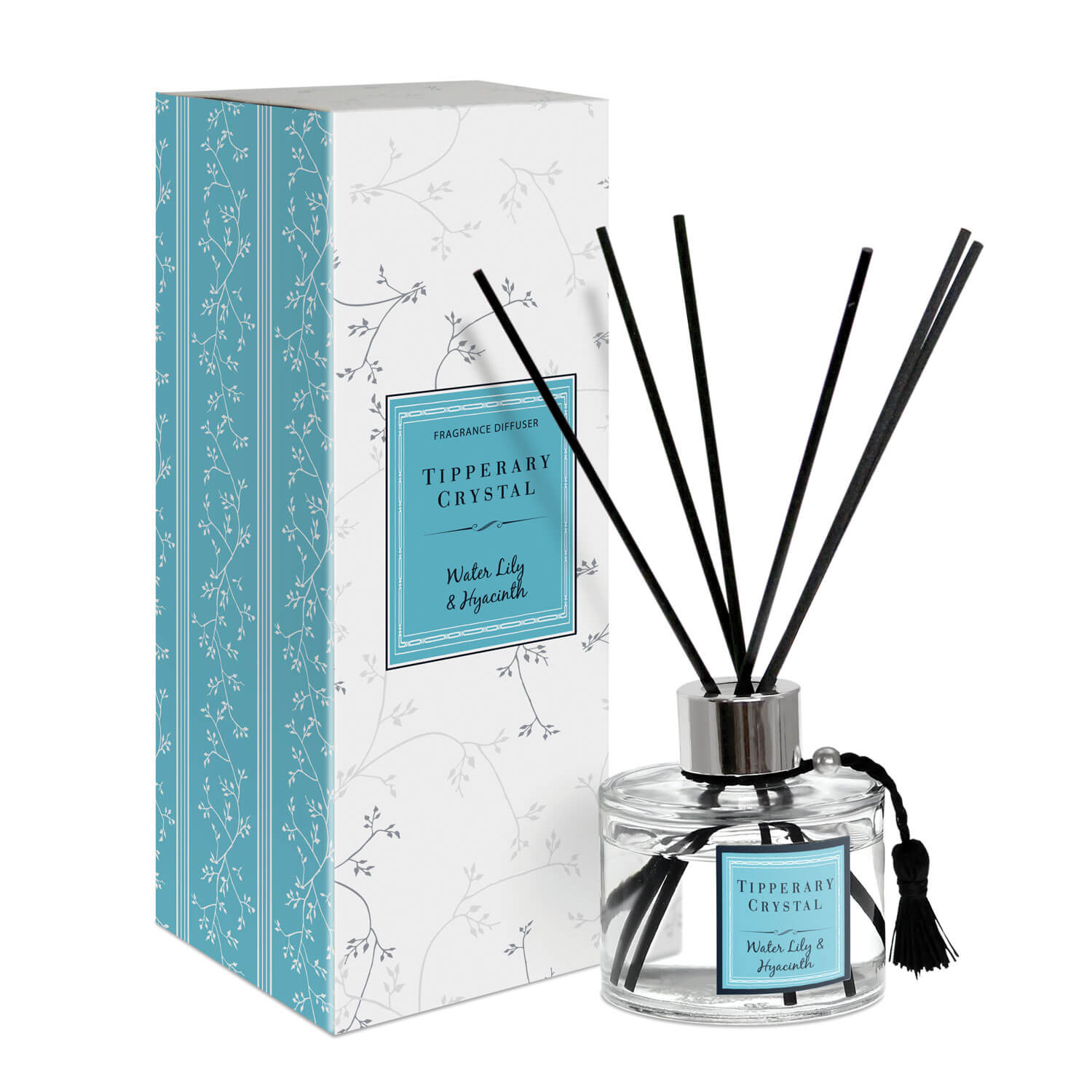 Tipperary Crystal Waterlily &amp; Hyacinth Diffuser 1 Shaws Department Stores