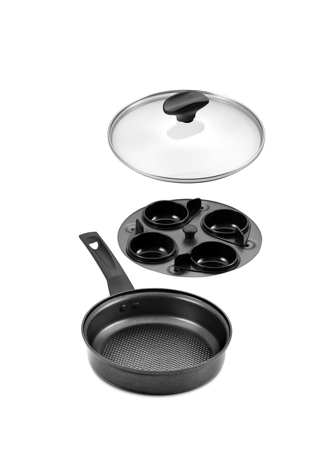 Prestige 9 x Tougher Aluminium Egg Poacher 20cm