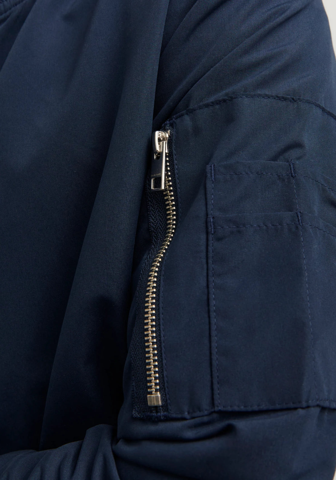 Jack &amp; Jones Bomber Jacket - Blue 5 Shaws Department Stores