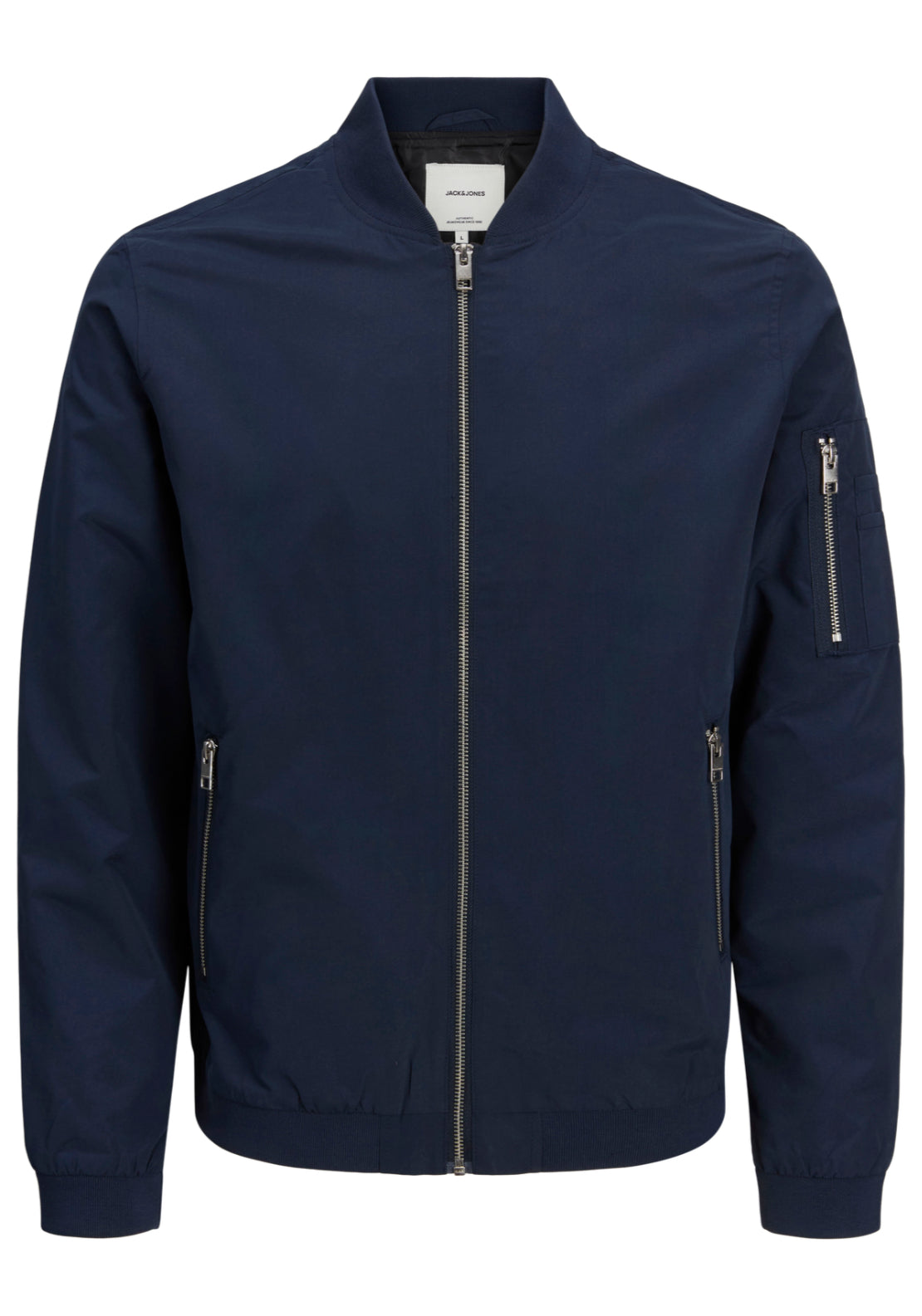 Jack &amp; Jones Bomber Jacket - Blue 7 Shaws Department Stores