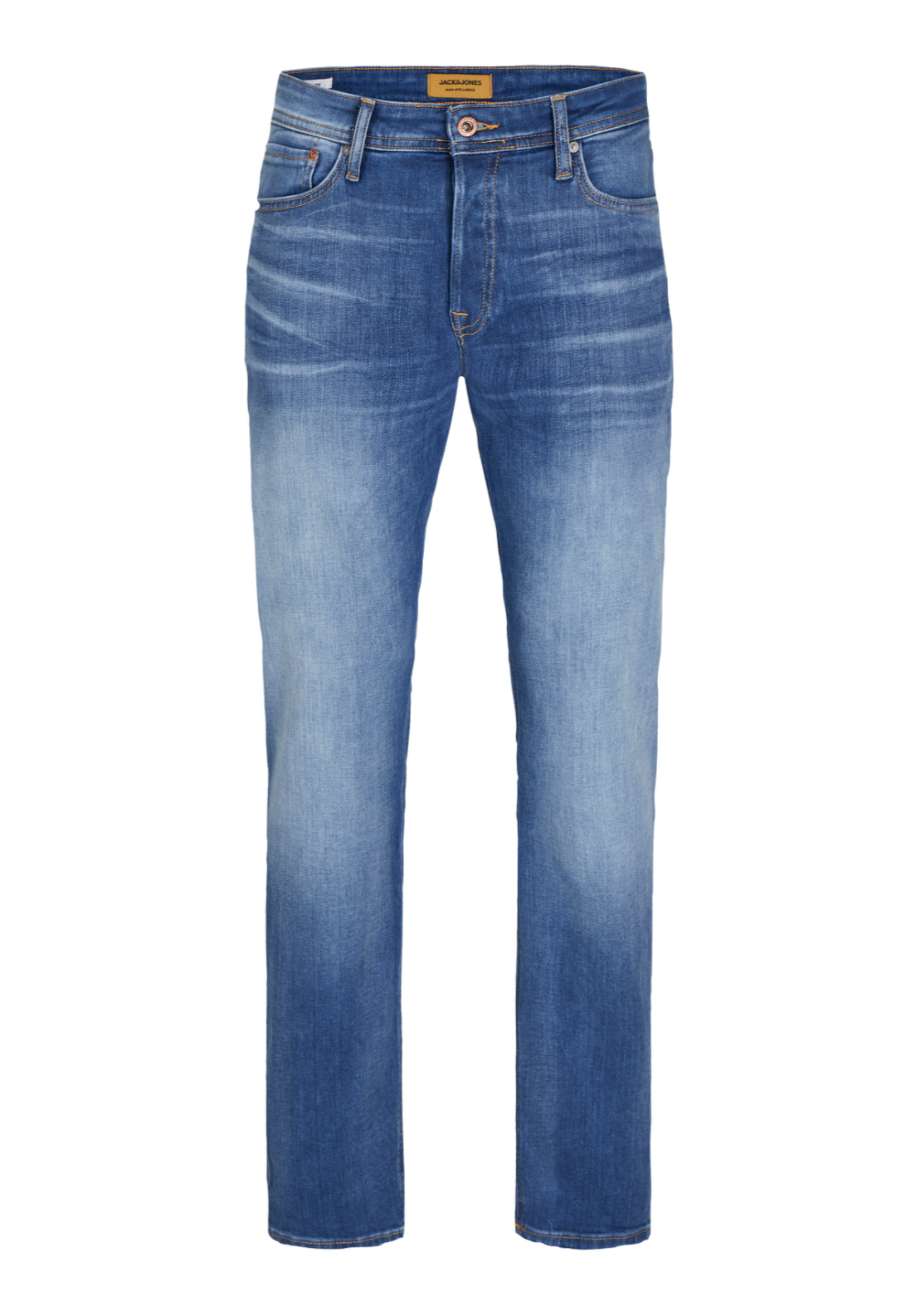 Jack &amp; Jones Mike Tapered Fit Jeans - Blue 8 Shaws Department Stores