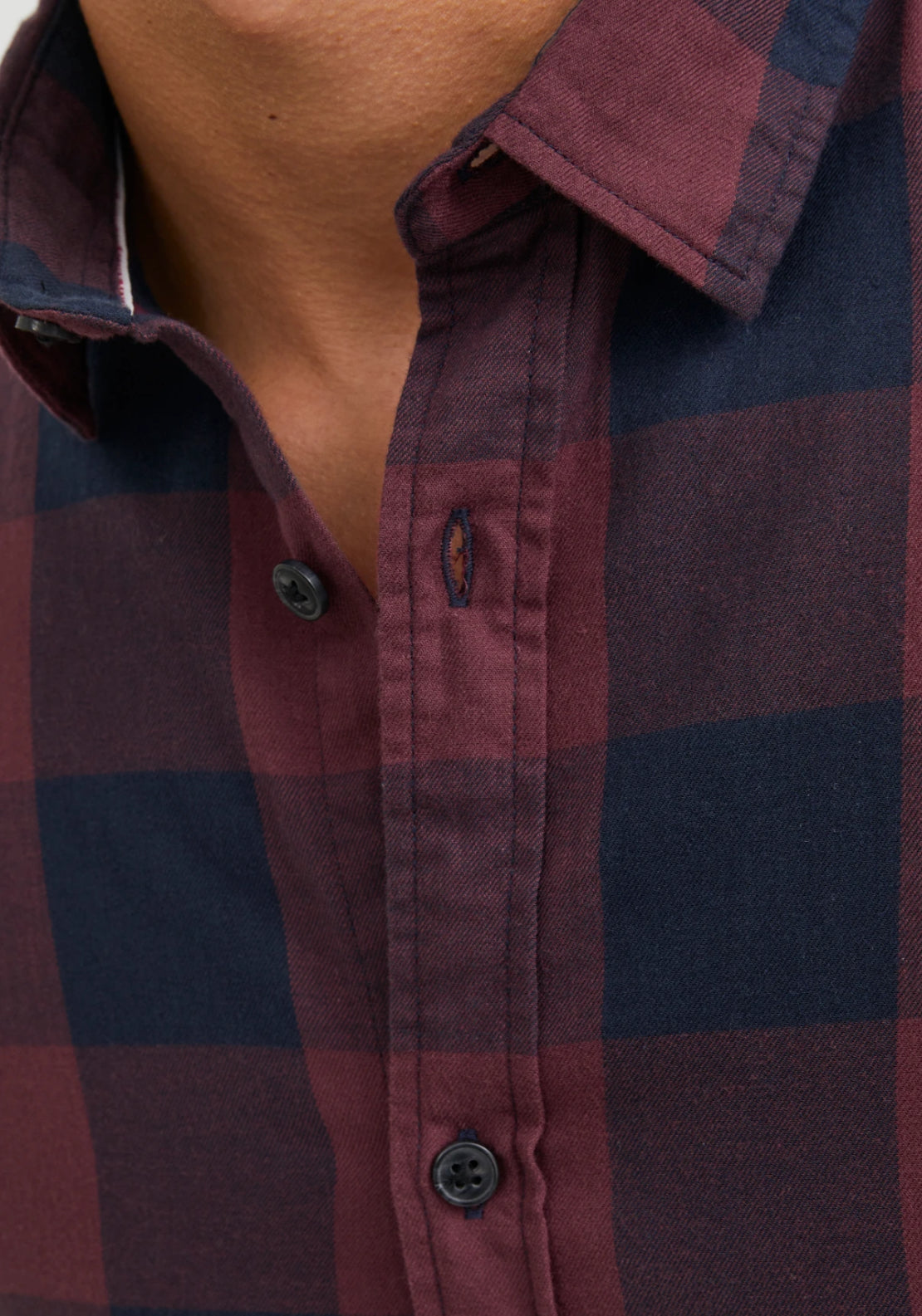 Jack &amp; Jones Slim Fit Check Shirt - Port Royale 6 Shaws Department Stores