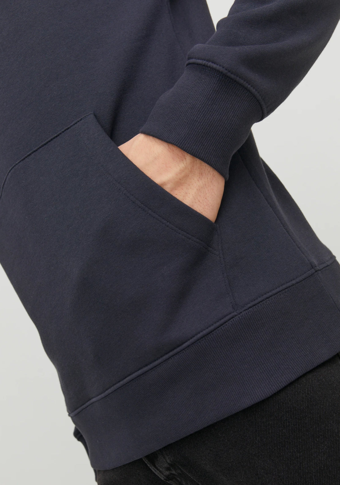 Jack &amp; Jones Logo Hoodie - Navy 4 Shaws Department Stores