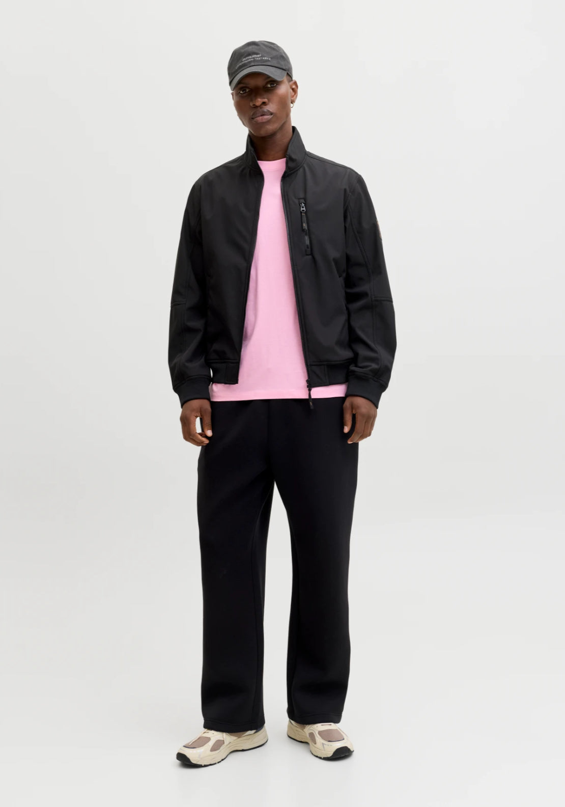 Jack &amp; Jones Softshell Jacket - Black 5 Shaws Department Stores
