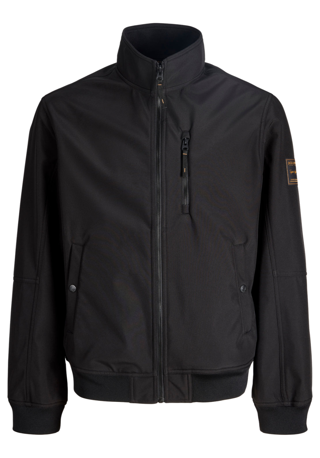 Jack &amp; Jones Softshell Jacket - Black 6 Shaws Department Stores