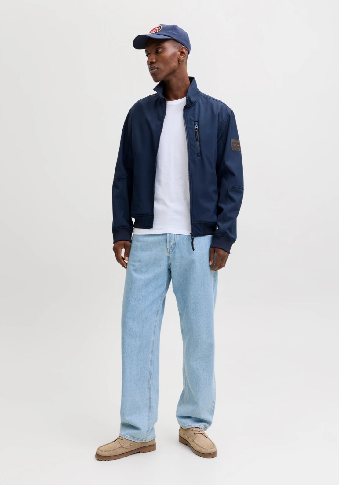 Jack &amp; Jones Softshell Jacket - Blue 5 Shaws Department Stores