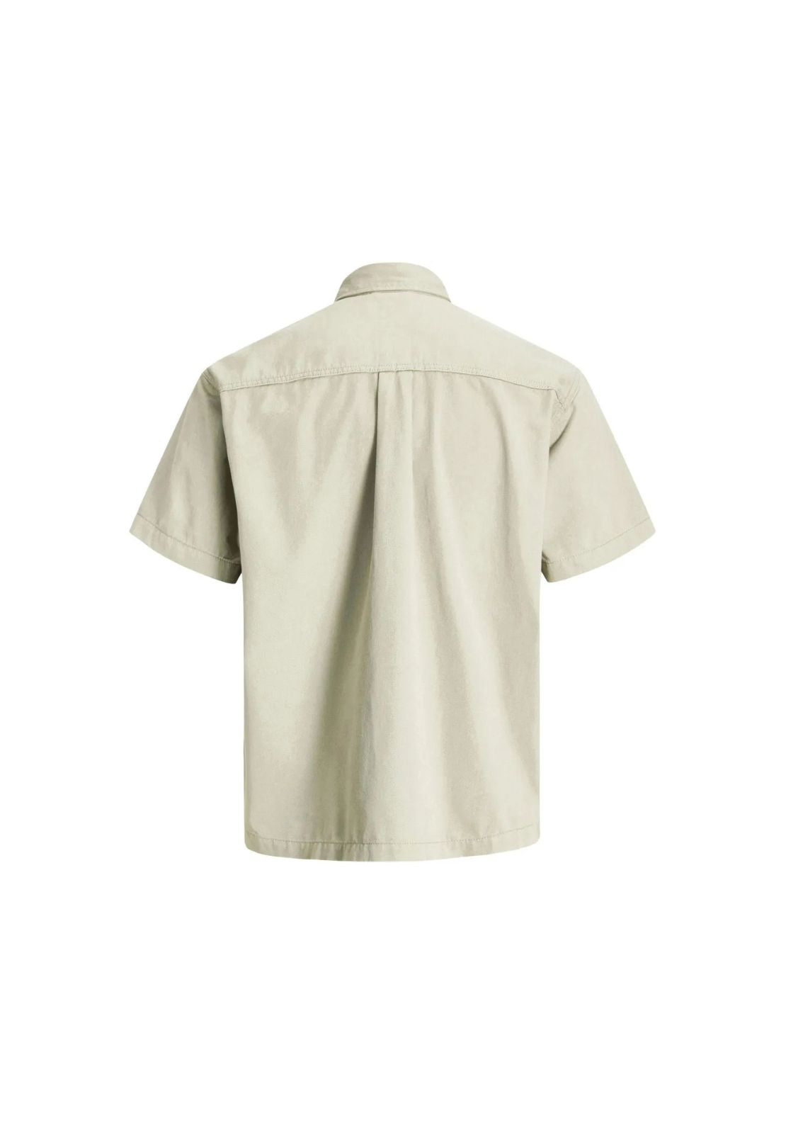 Jack &amp; Jones Short sleeve Classic Fusion Shirt - Moonbeam 4 Shaws Department Stores