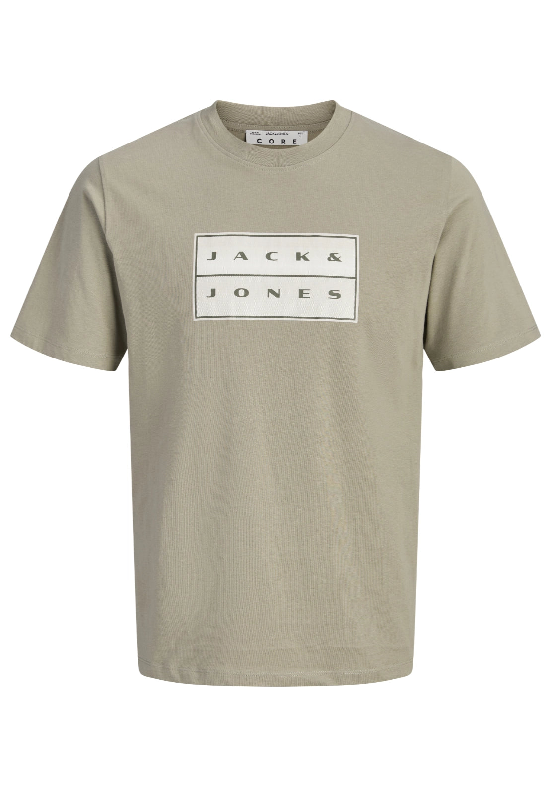 Fusion Box Print Tee - Vetiver