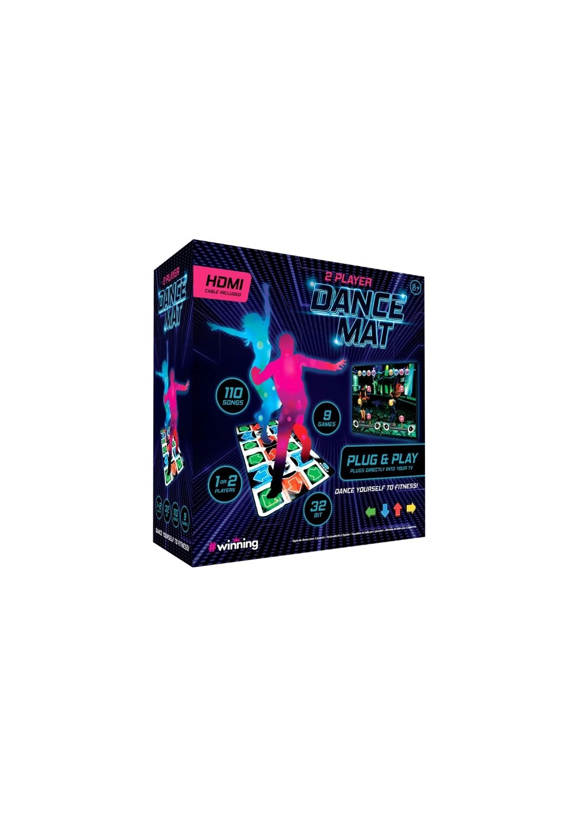 Two Player Dance Mat - Multi