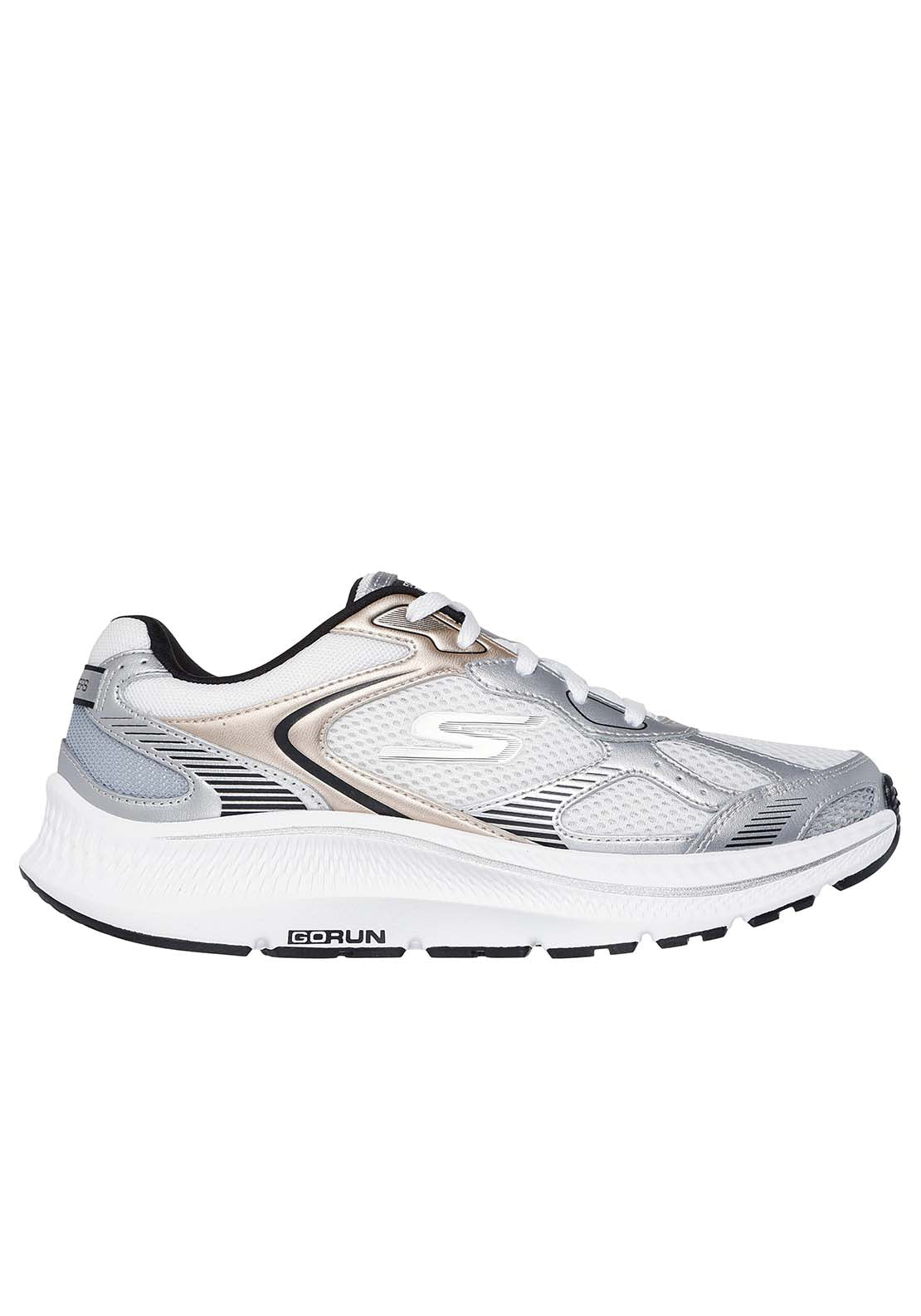 Skechers Go Run Consistent 2.0 - Silver Black 4 Shaws Department Stores
