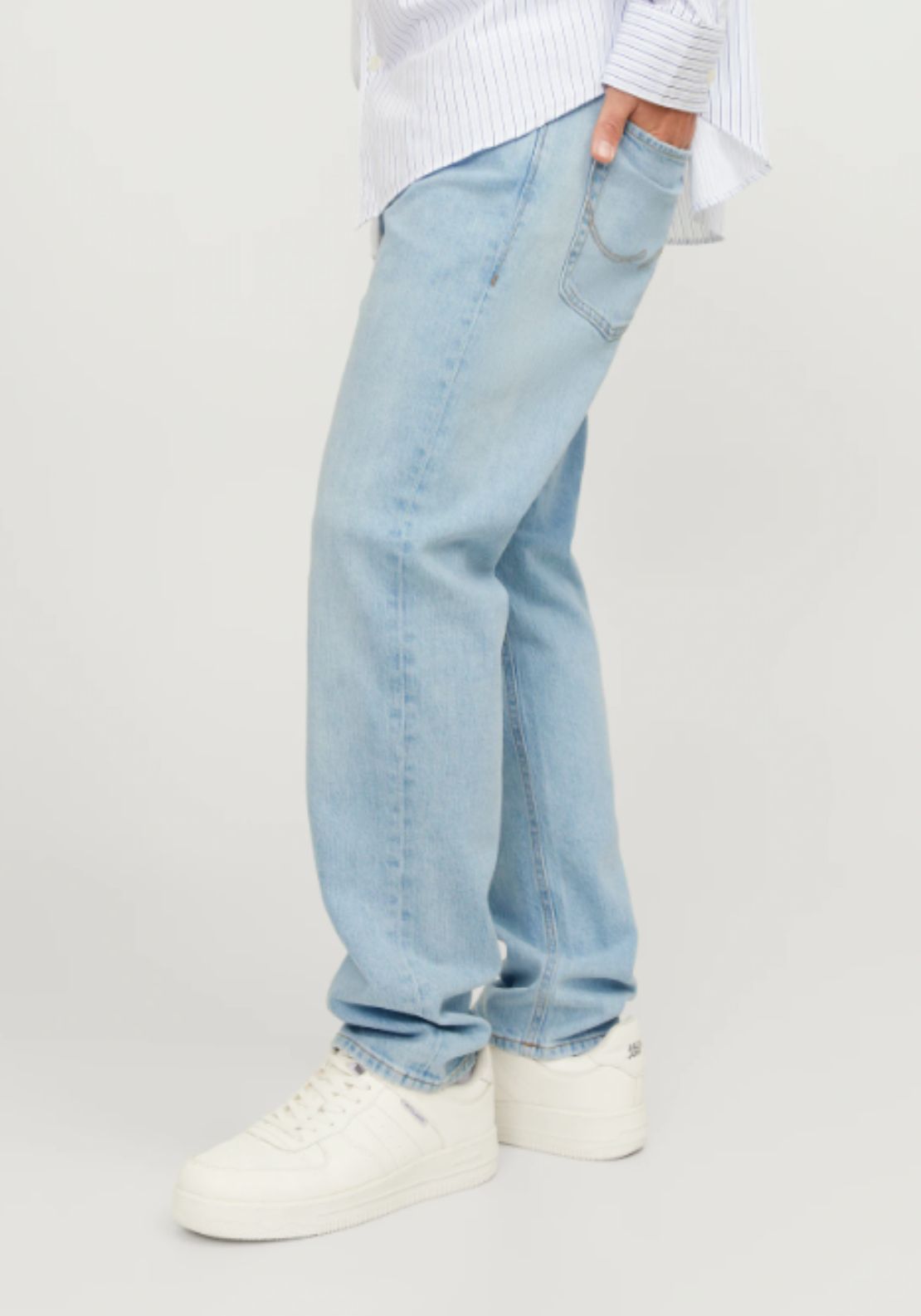 Jack &amp; Jones JJimike JJoriginal SBD 516 Noos Tapered Fit Jeans - Blue 3 Shaws Department Stores