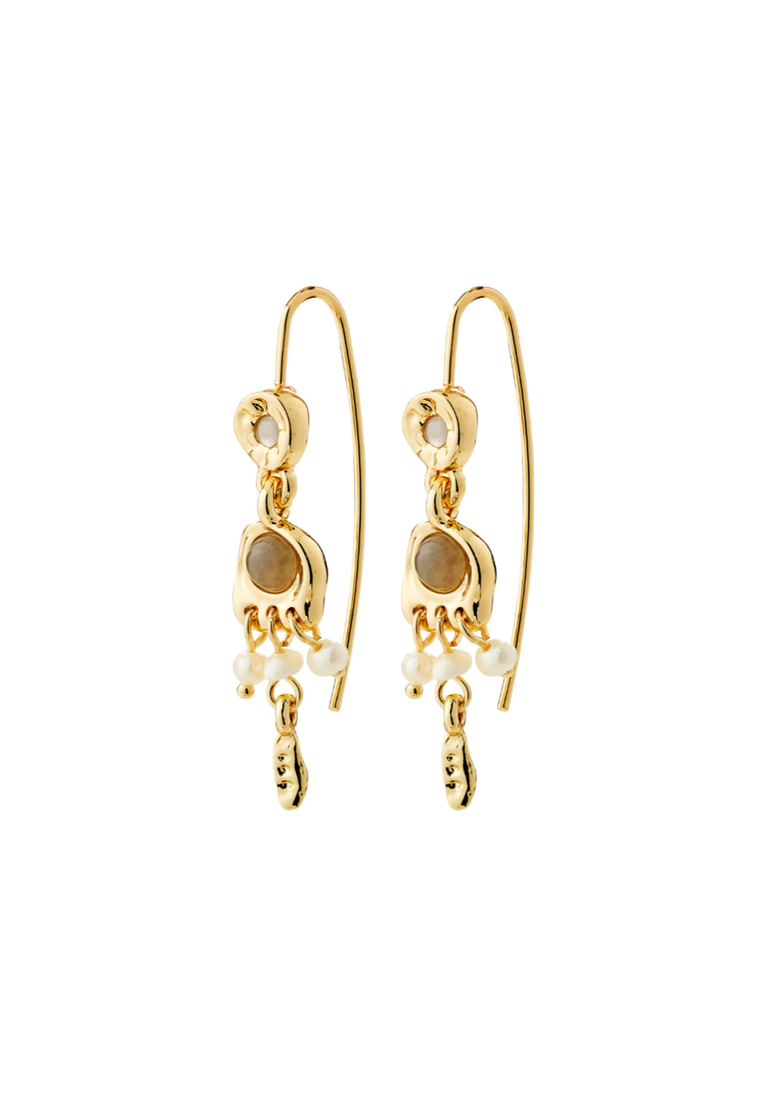 Here Gold Plated Earrings - Gold