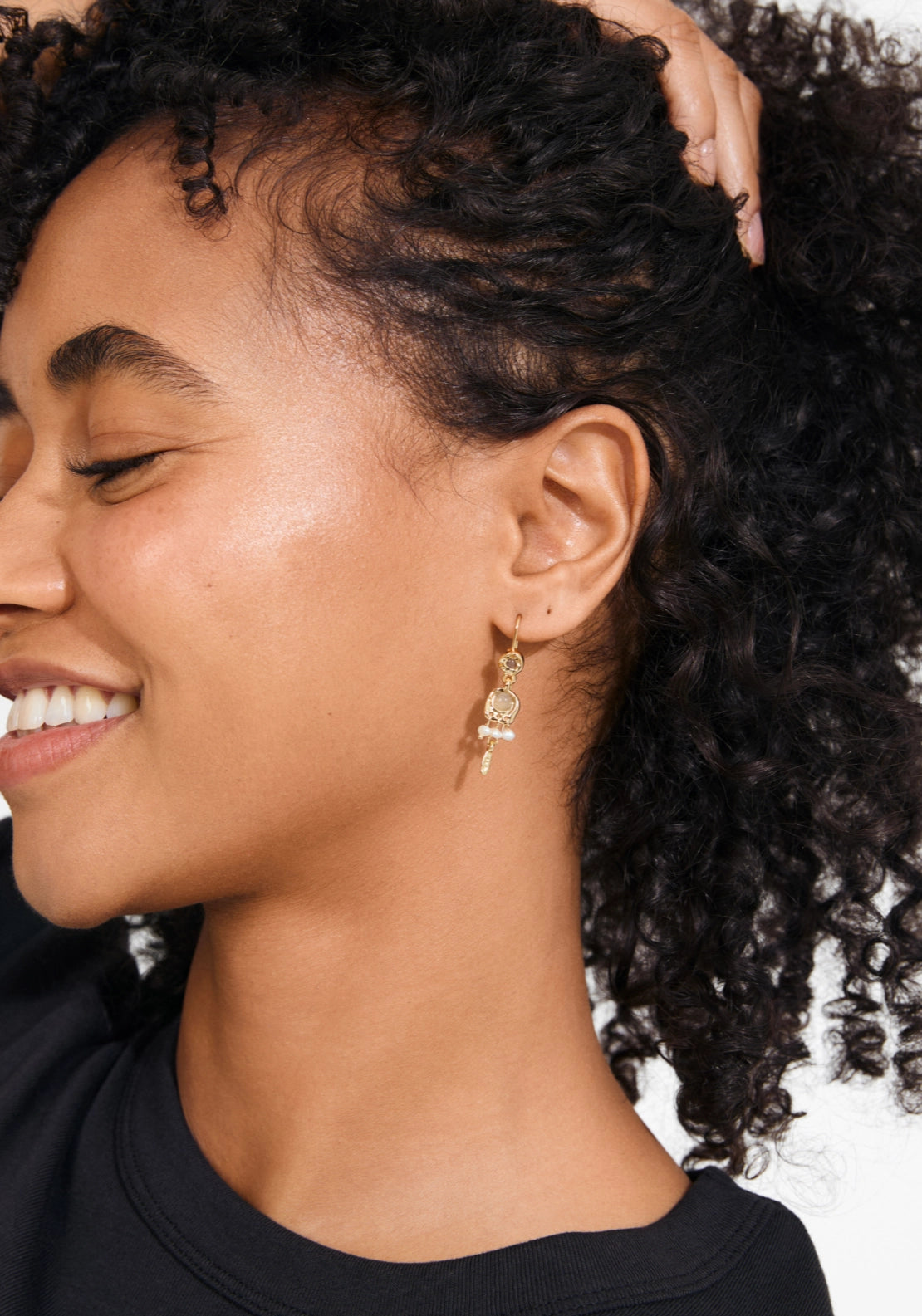 Here Gold Plated Earrings - Gold