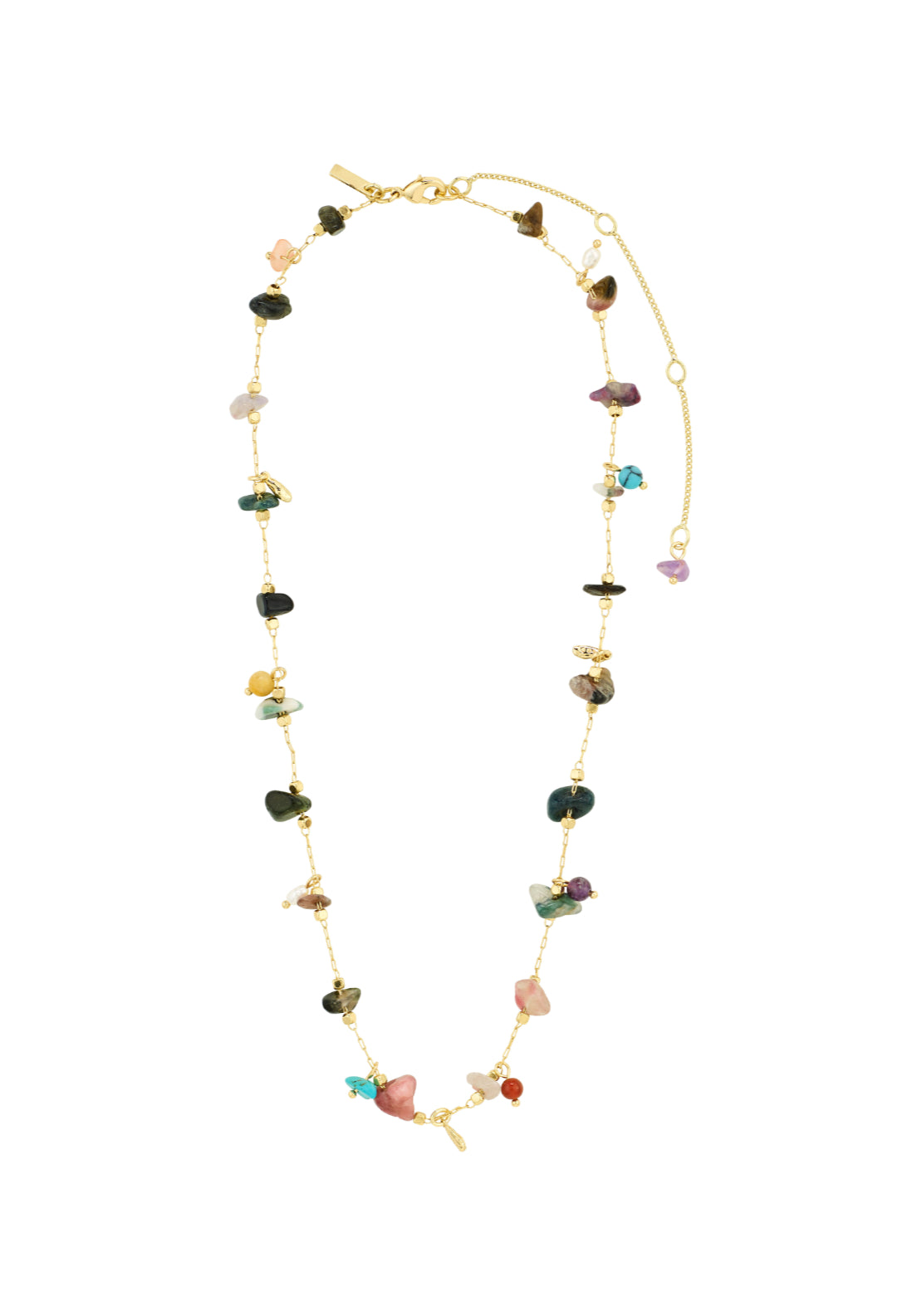 Here Gold Plated Necklace - Gold/multi