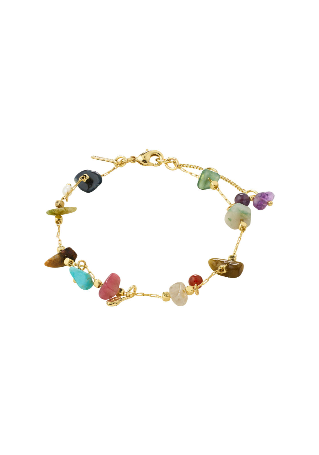 Here Gold Plated Bracelet - Gold/multi