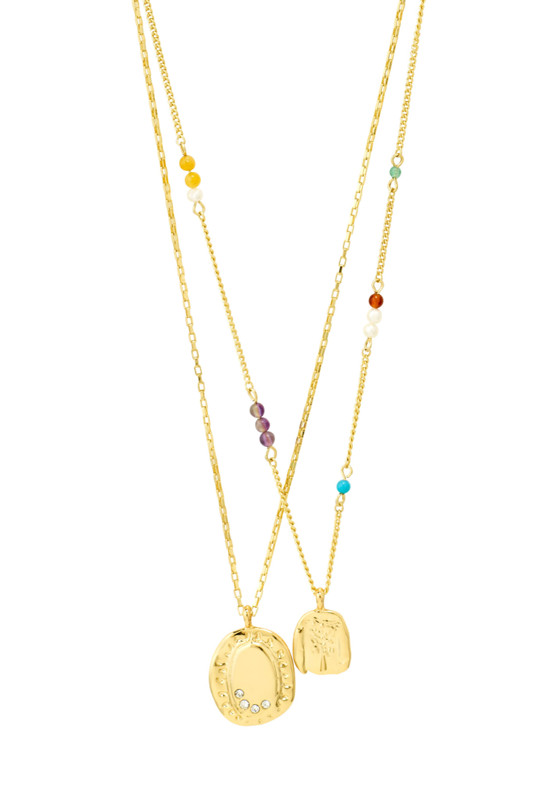 Here Gold Plated Necklace - Gold