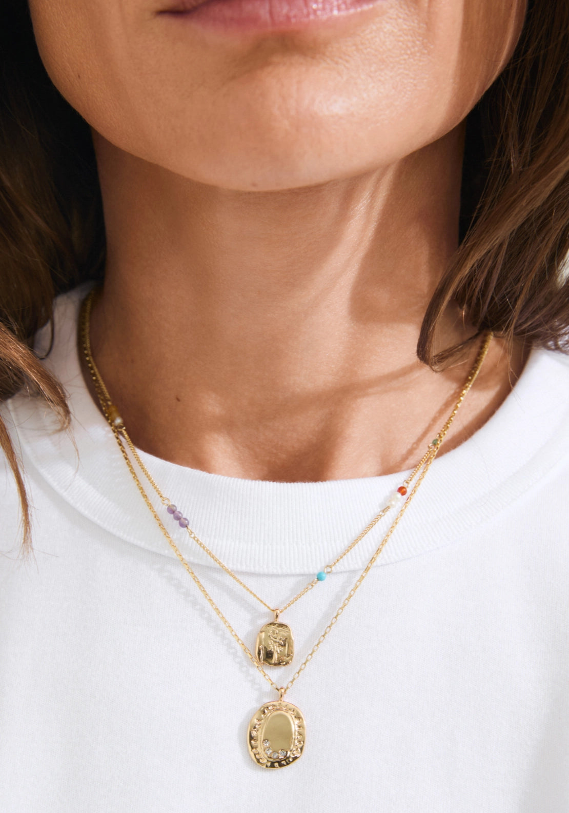 Here Gold Plated Necklace - Gold