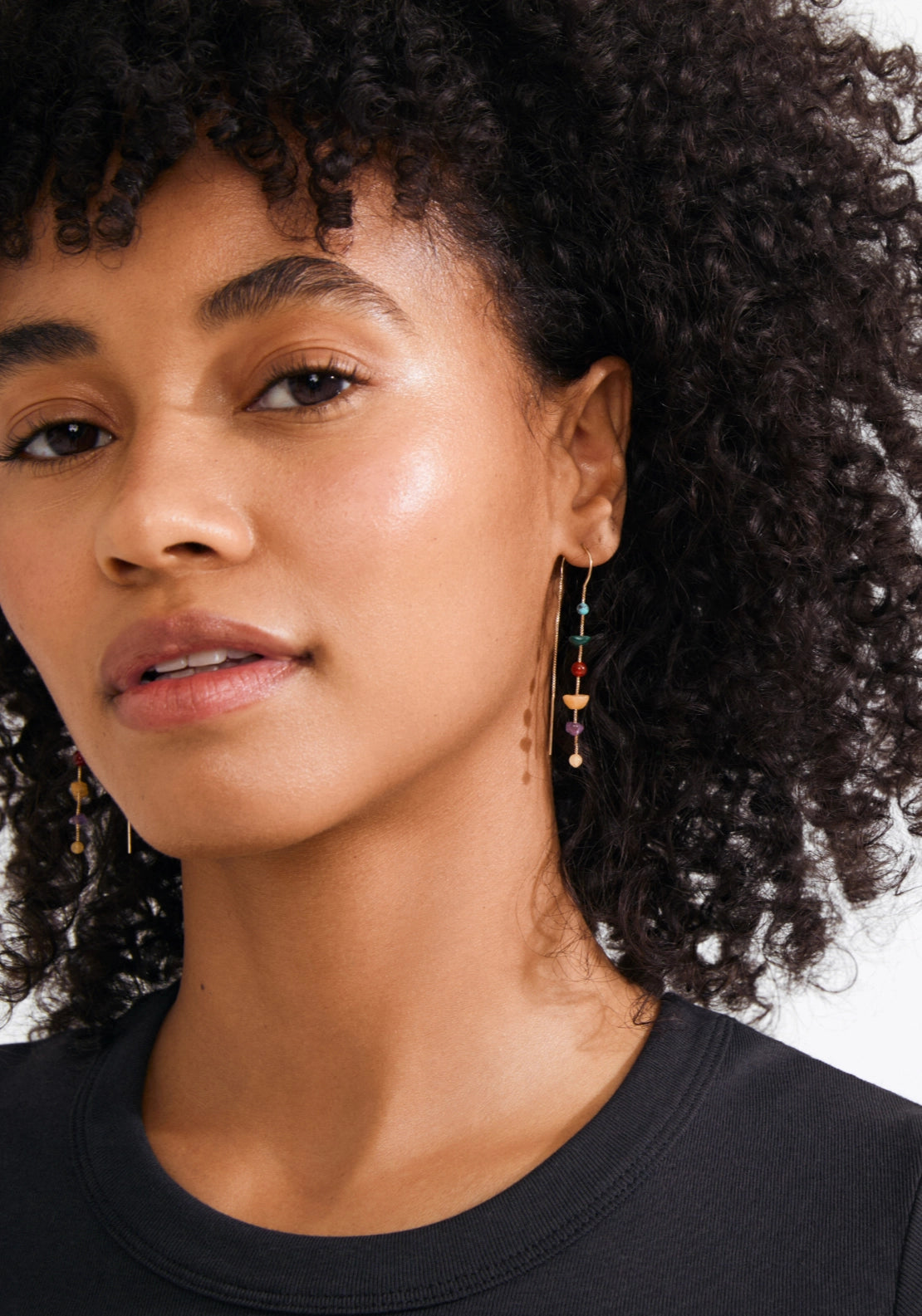 Here Gold Plated Earrings - Gold/multi