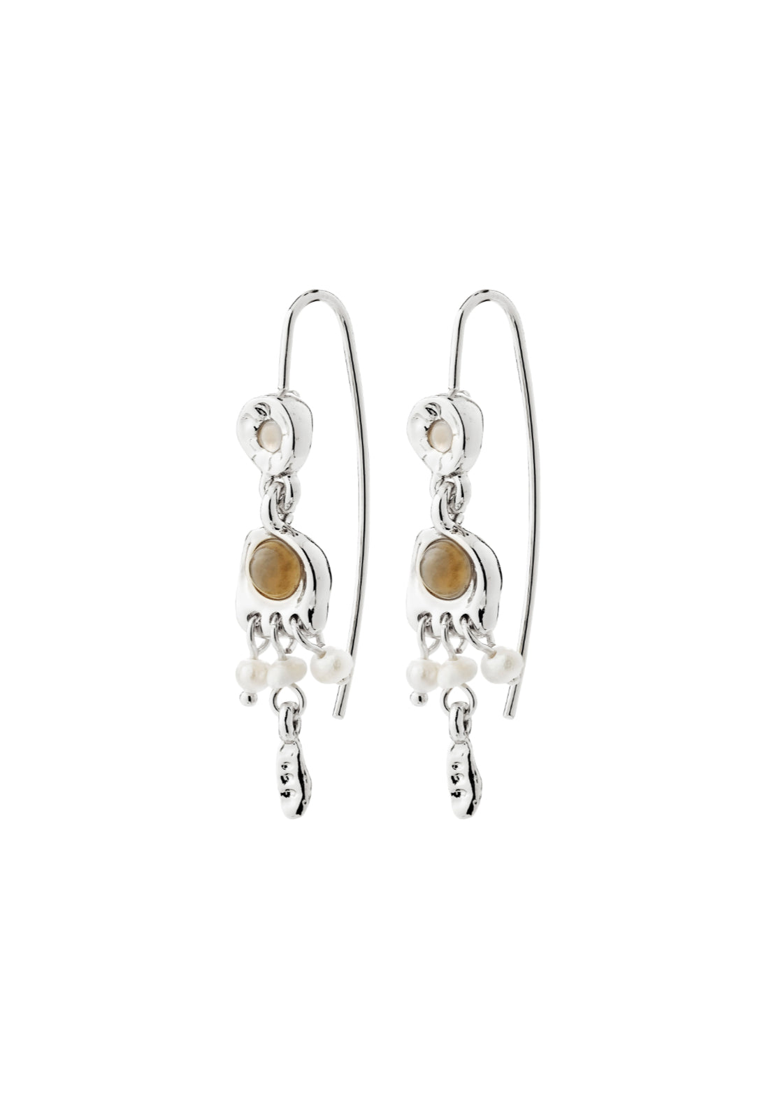 Here Silver Plated Earrings - Silver