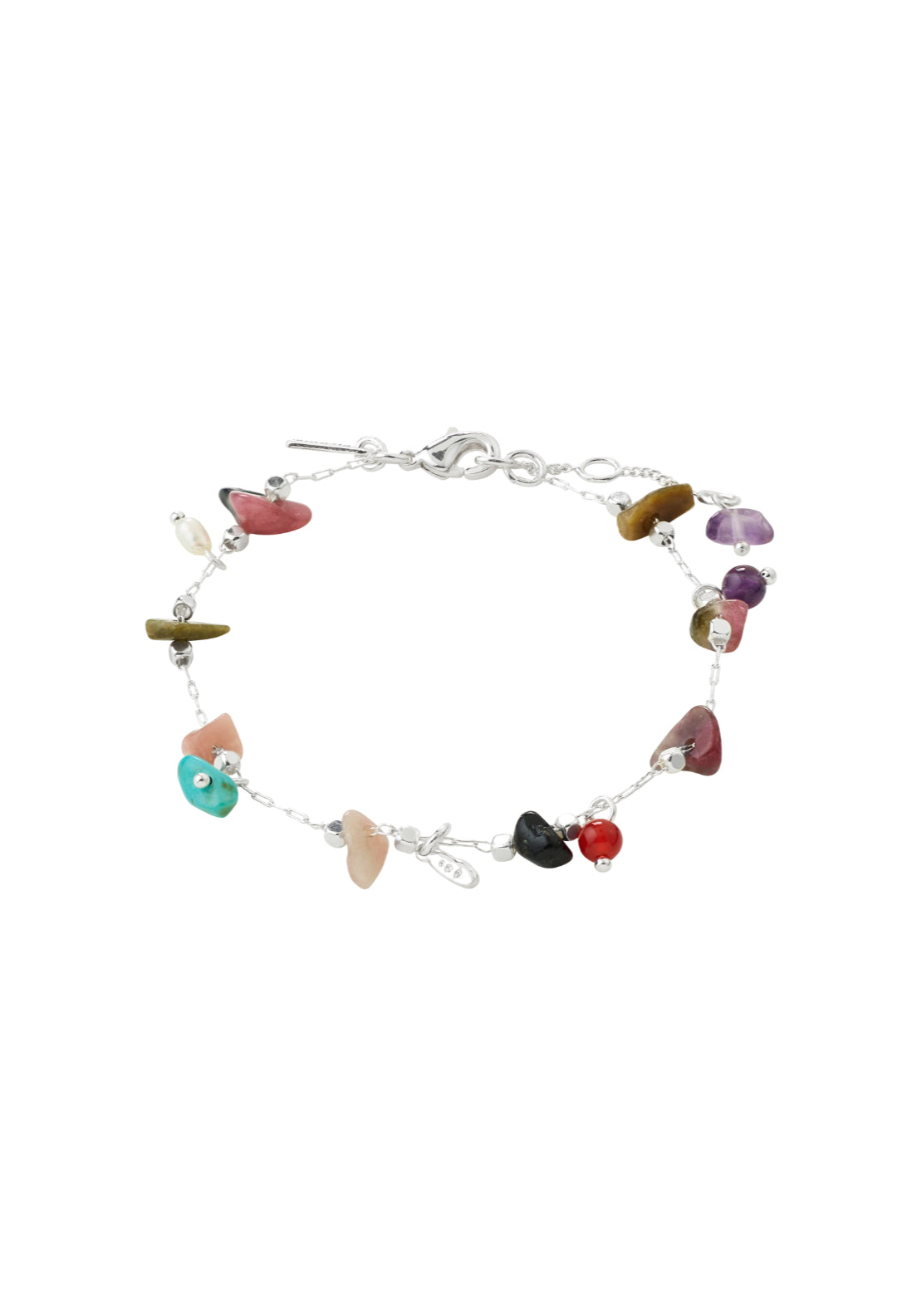 Here Silver Plated Bracelet - Silver/multi