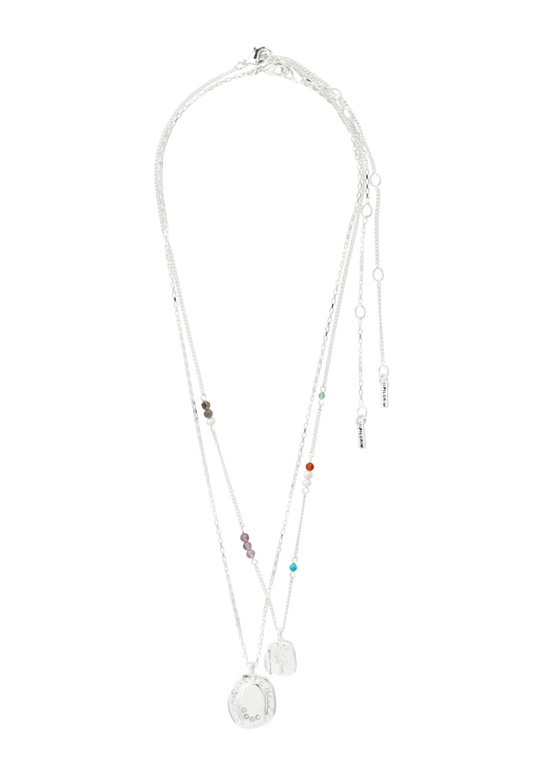 Here Silver Plated Necklace - Silver