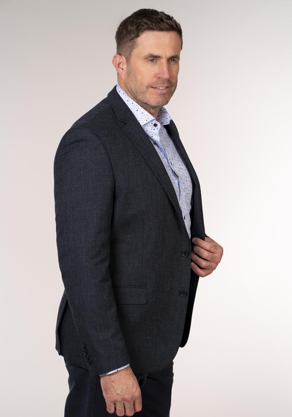 Daniel Grahame Damon Sport Jacket - Blue 3 Shaws Department Stores