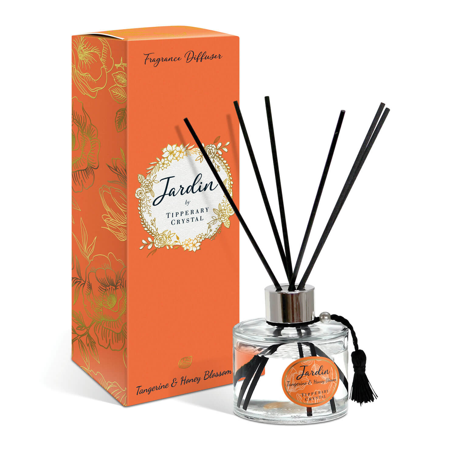 Tipperary Crystal Tangerine &amp; Honey Blossom Diffuser 1 Shaws Department Stores